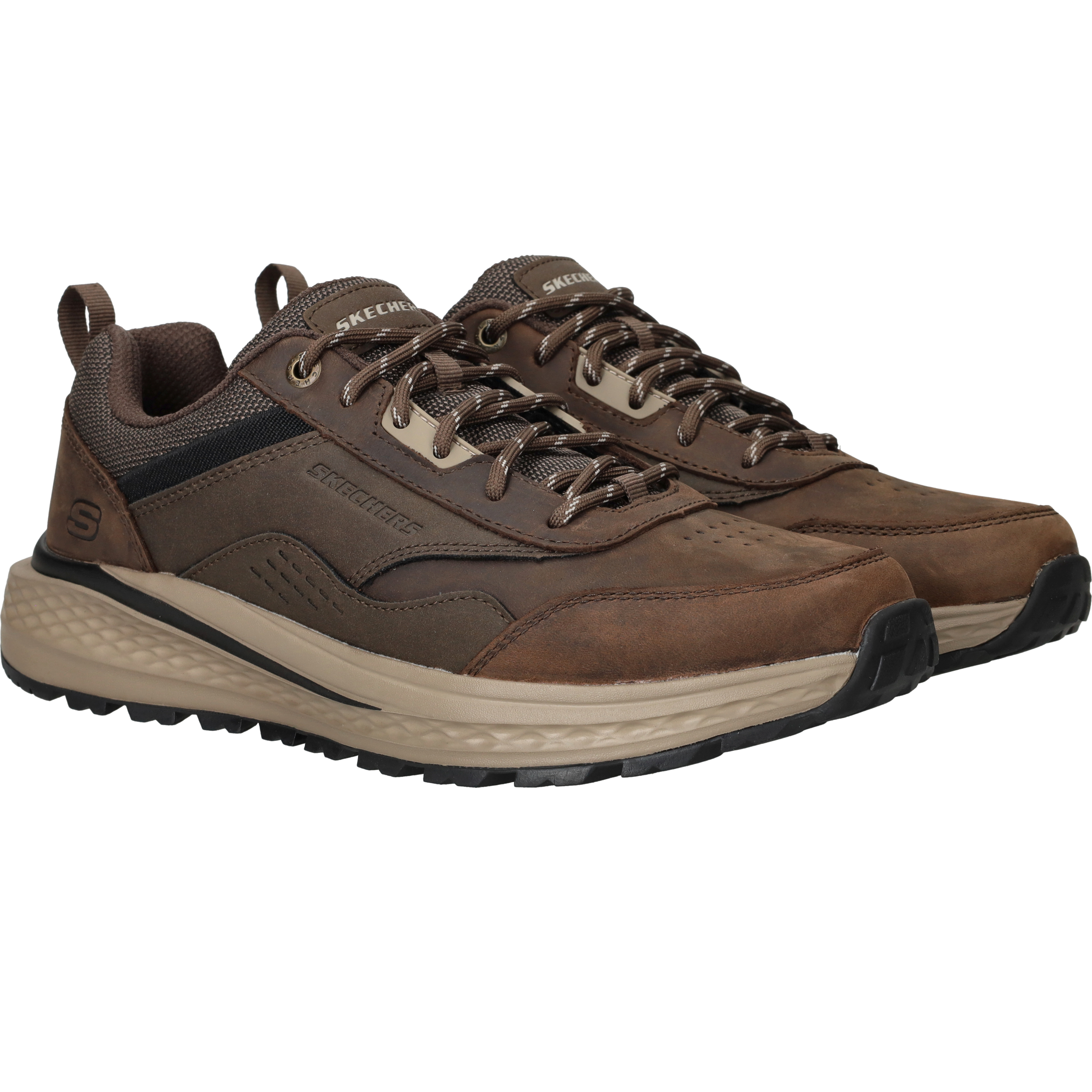 Skechers Relaxed Fit Slade Peralto Sneakers Heren Bruin, sneaker voor heren – foto 2