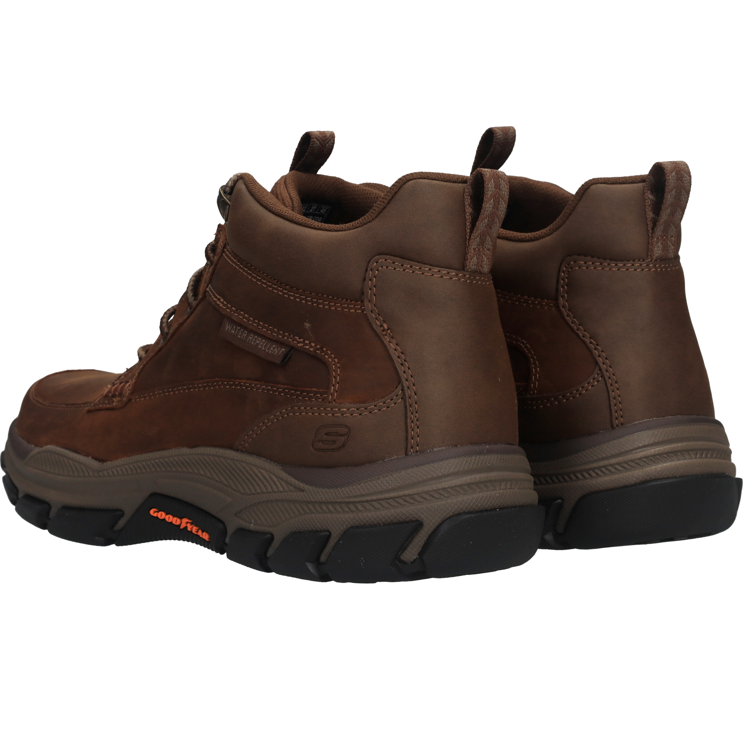 Skechers Relaxed Fit Respected Boswell Wandelschoenen Heren Bruin, wandelschoen voor heren – foto 3