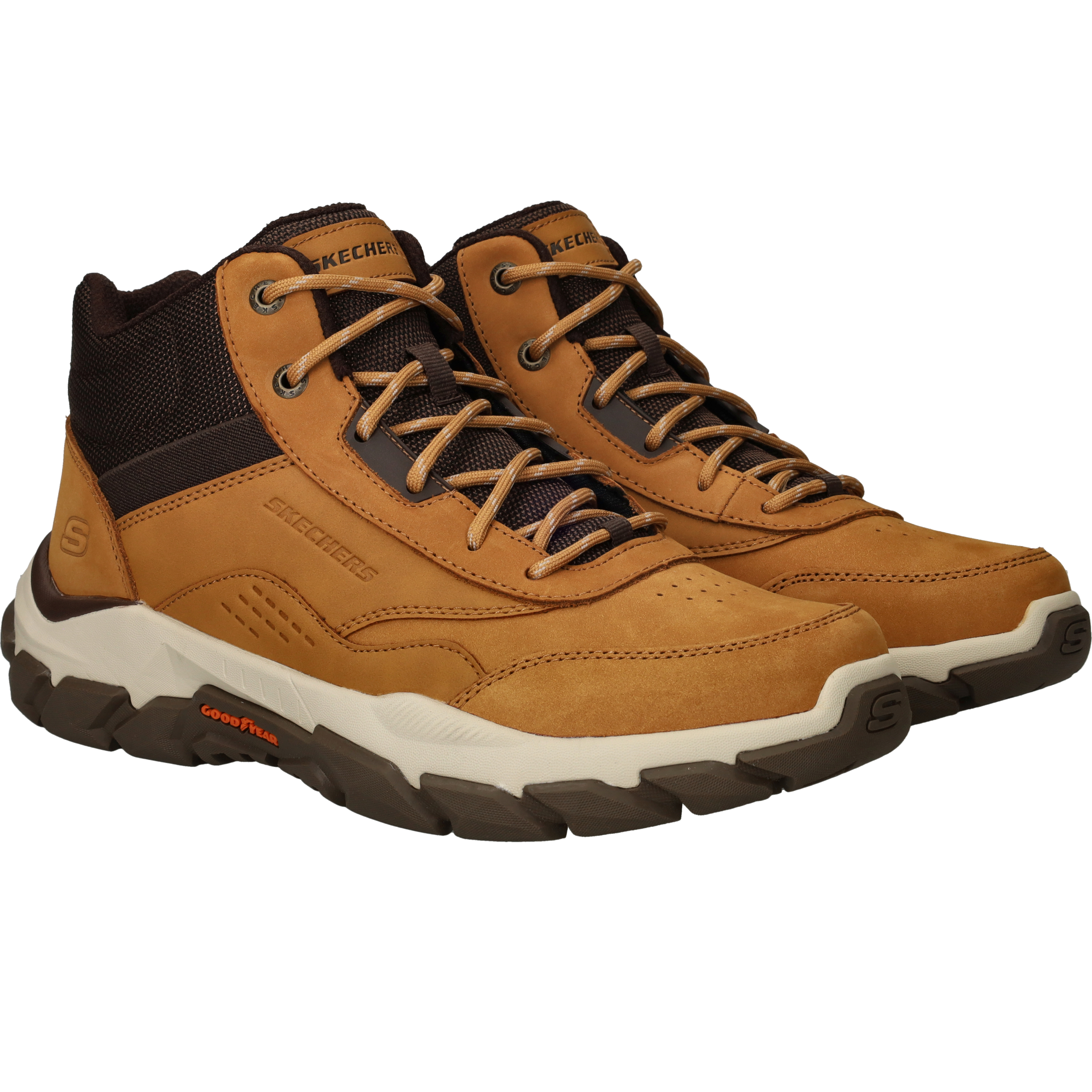 Skechers Santoro Hopkins Veterboots Heren Bruin, veterboot voor heren – foto 2