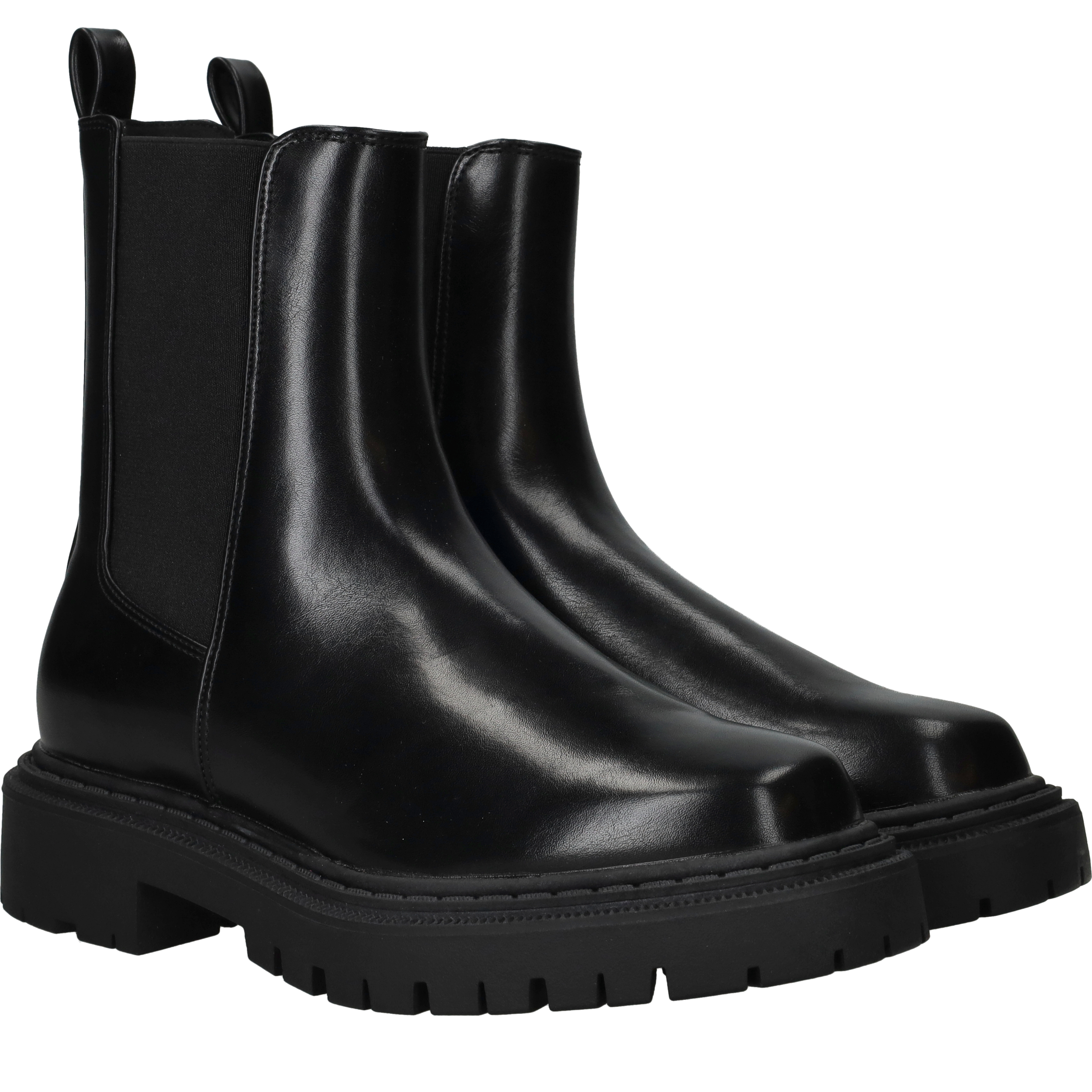 Deabused Chelseaboots Dames Zwart