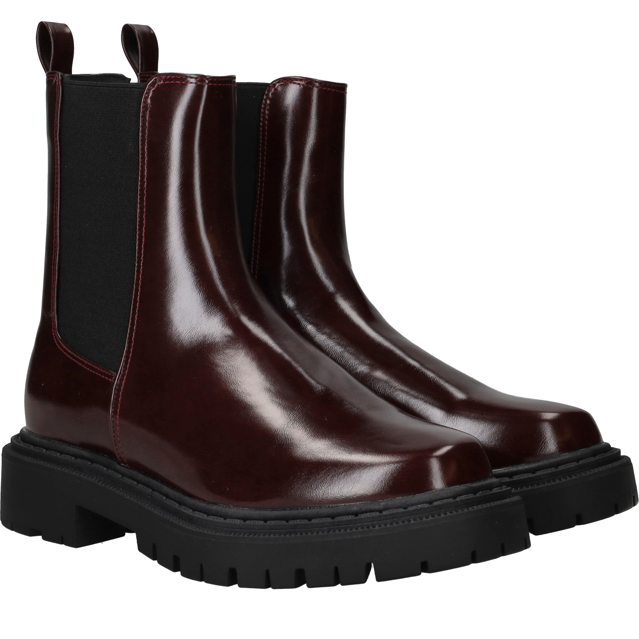 Deabused Chelseaboots Dames Rood