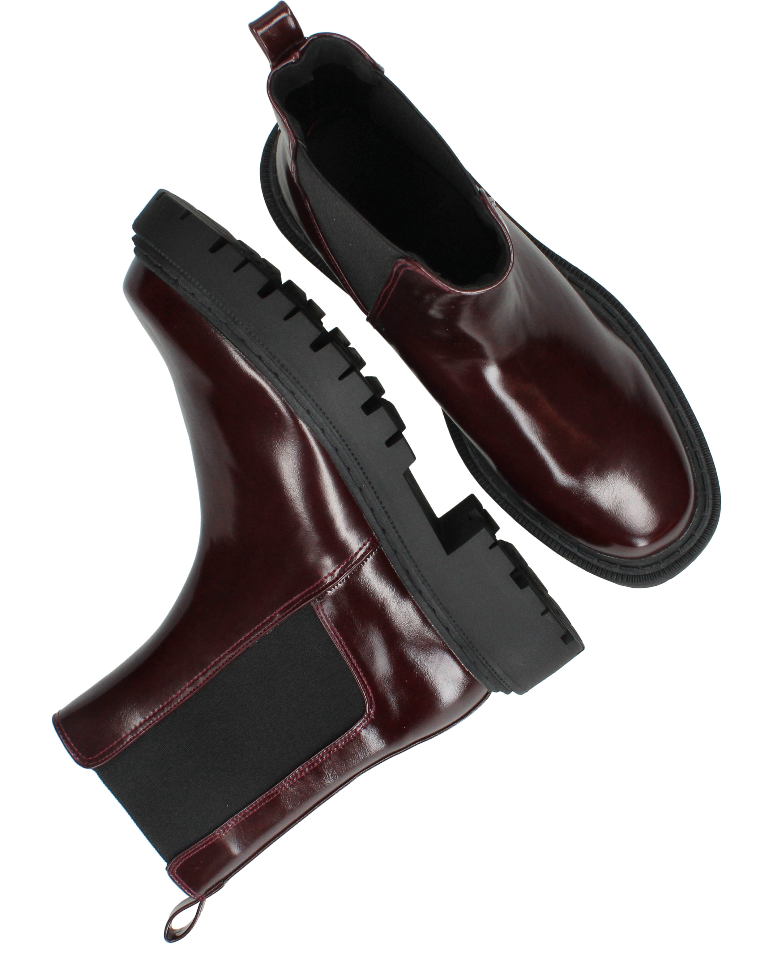 Deabused Chelseaboots Dames Rood – foto 3