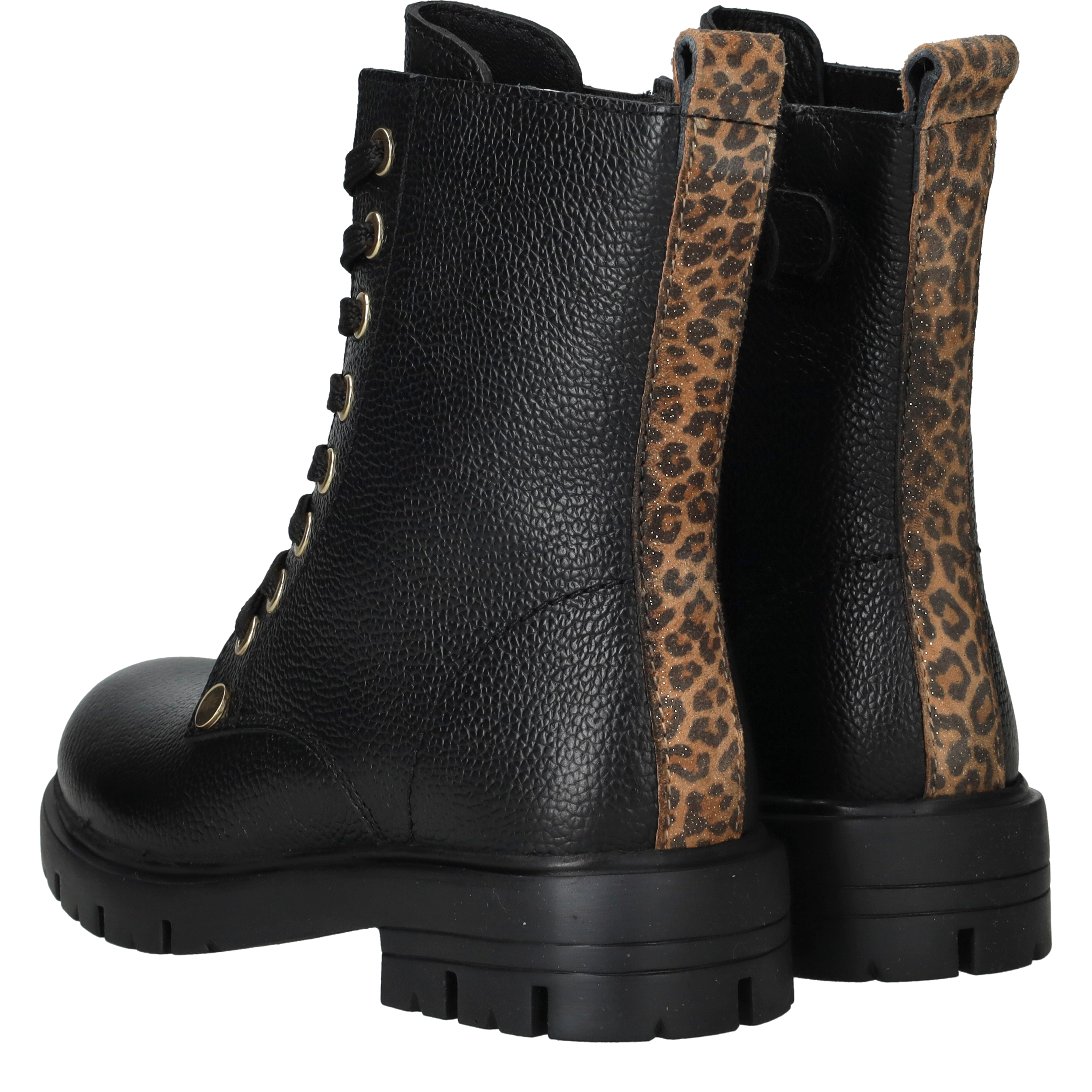 IK-KE Veterboots Zwart, veterboot voor unisex – foto 8