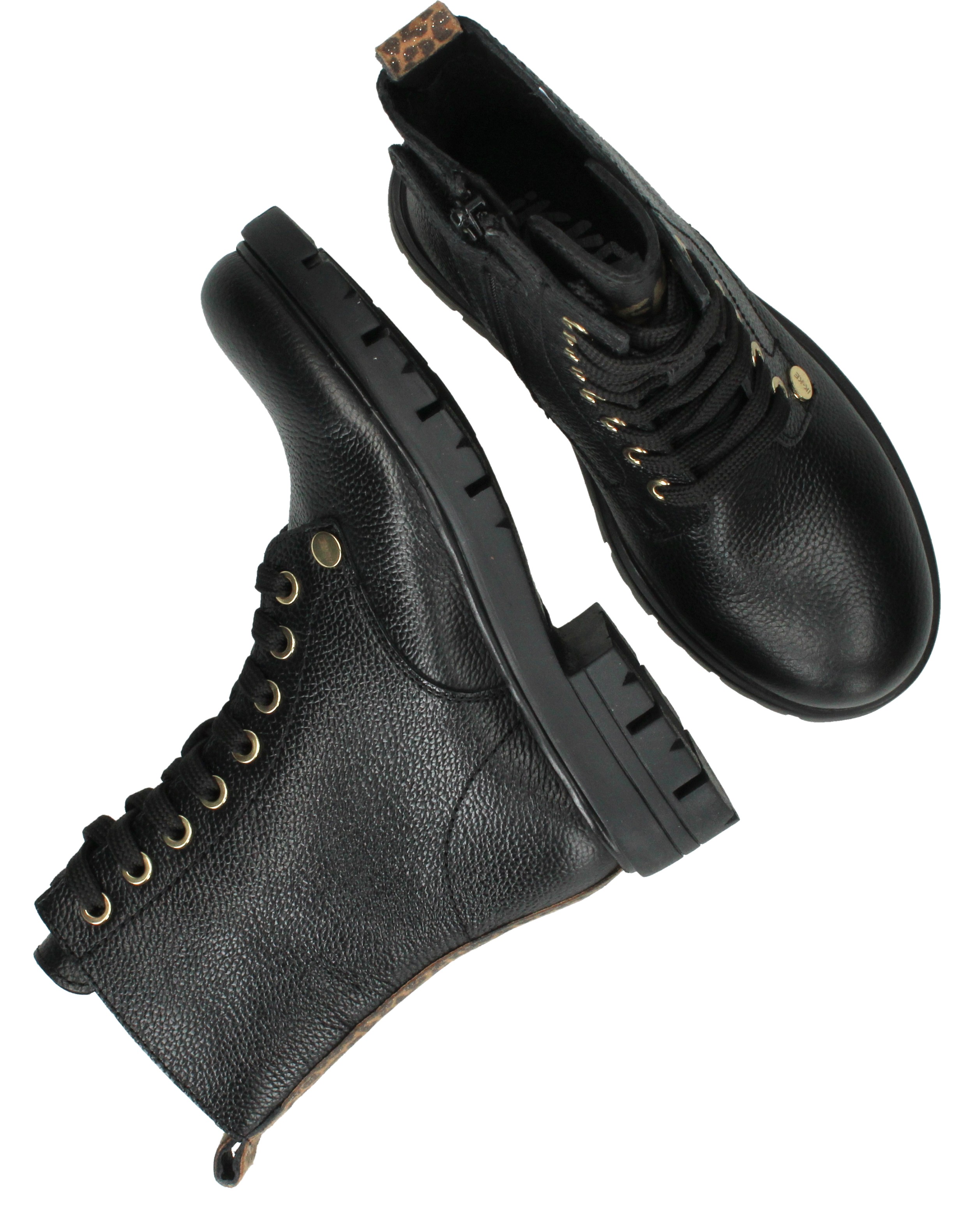 IK-KE Veterboots  Zwart – foto 5 van 6