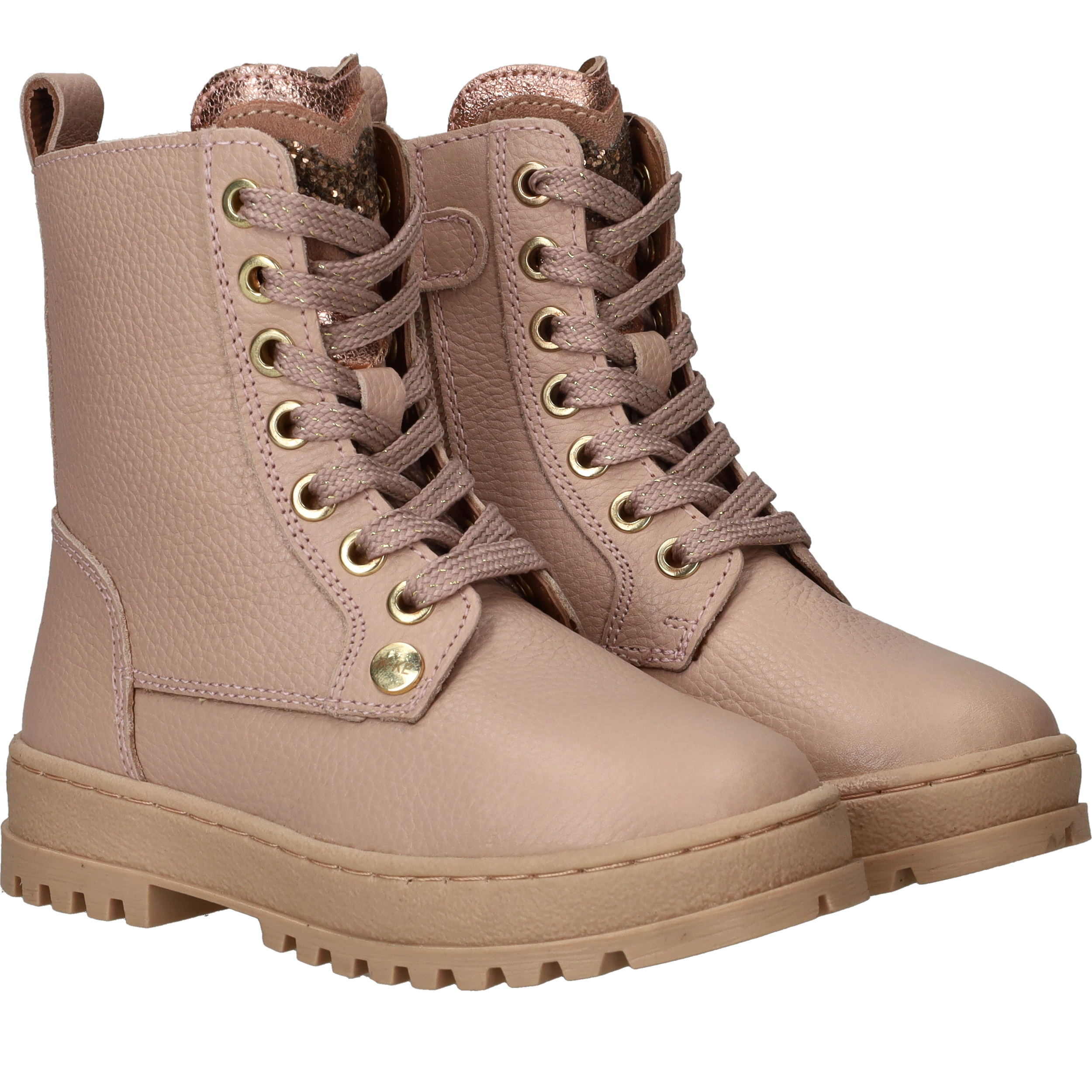 IK-KE Veterboots Meisjes Roze – foto 2