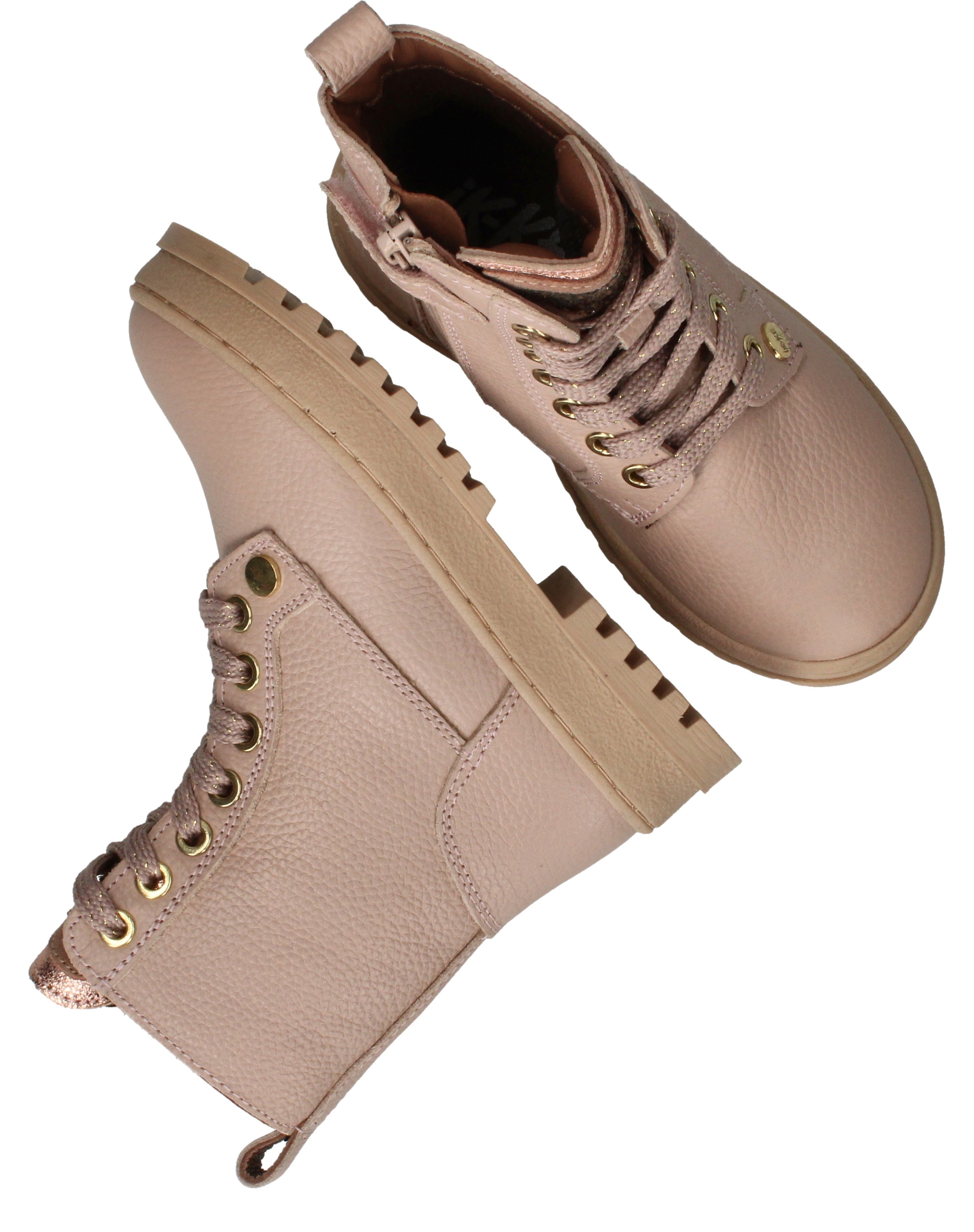 IK-KE Veterboots Meisjes Roze – foto 4