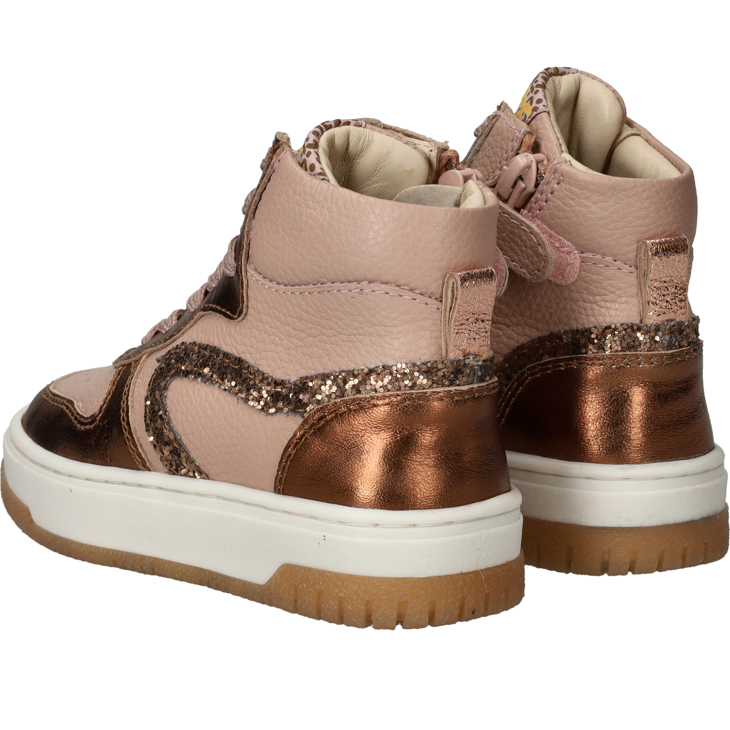 IK-KE Veterboot Sneakers Meisjes Roze – foto 3