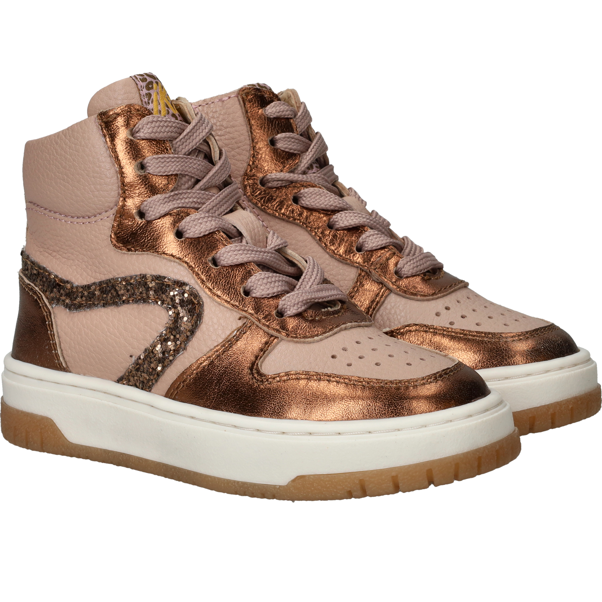IK-KE Veterboot Sneakers Meisjes Roze – foto 2