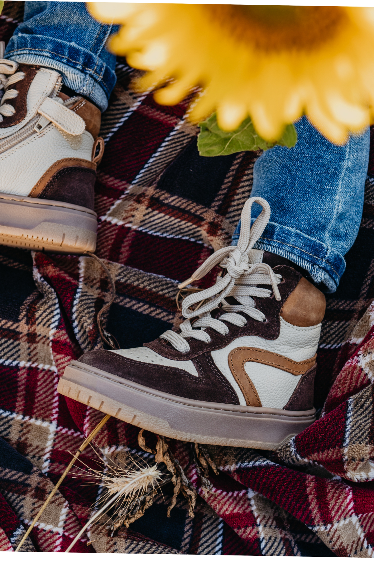 IK-KE Sneakers Jongens Bruin