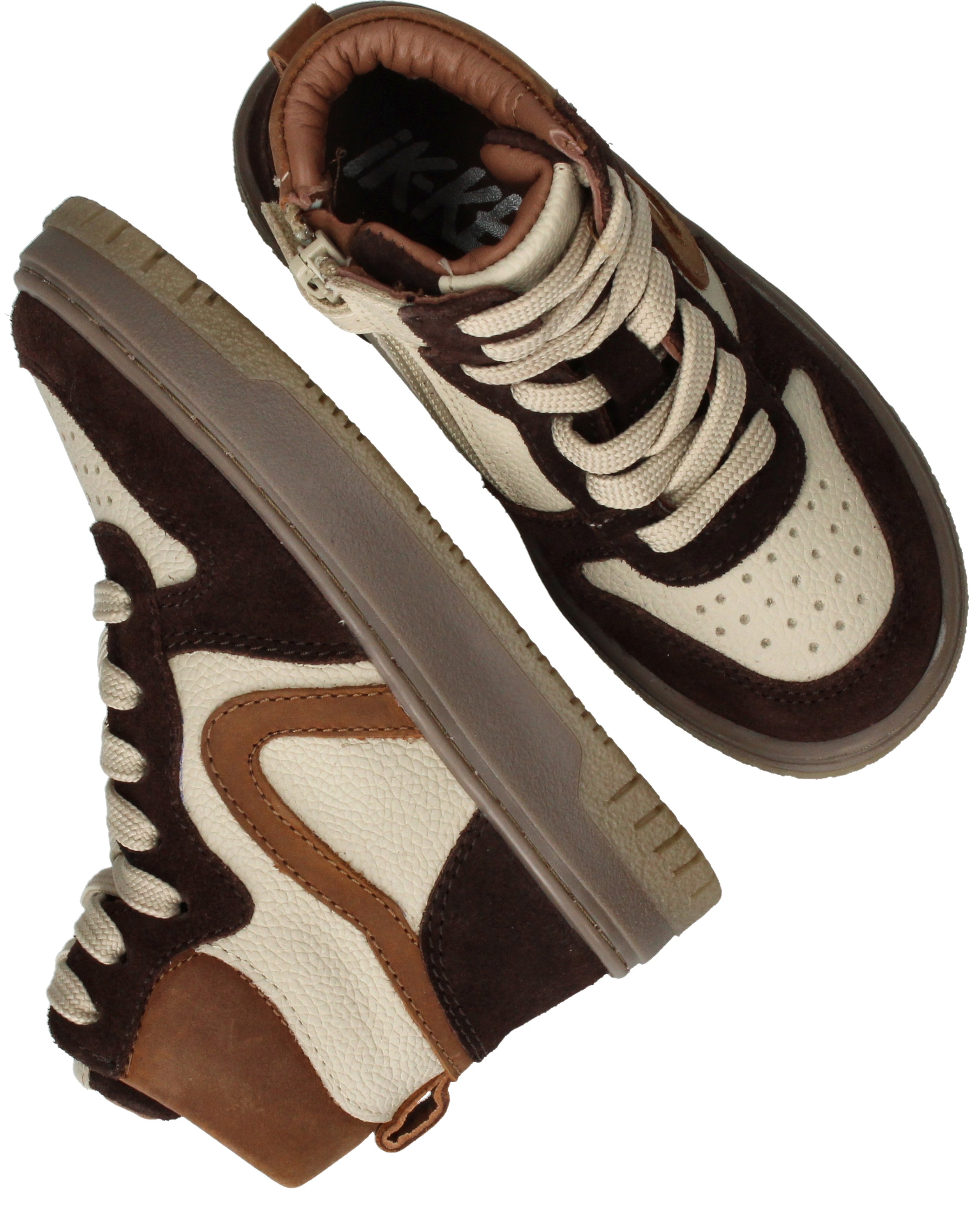 IK-KE Sneakers Jongens Bruin – foto 4