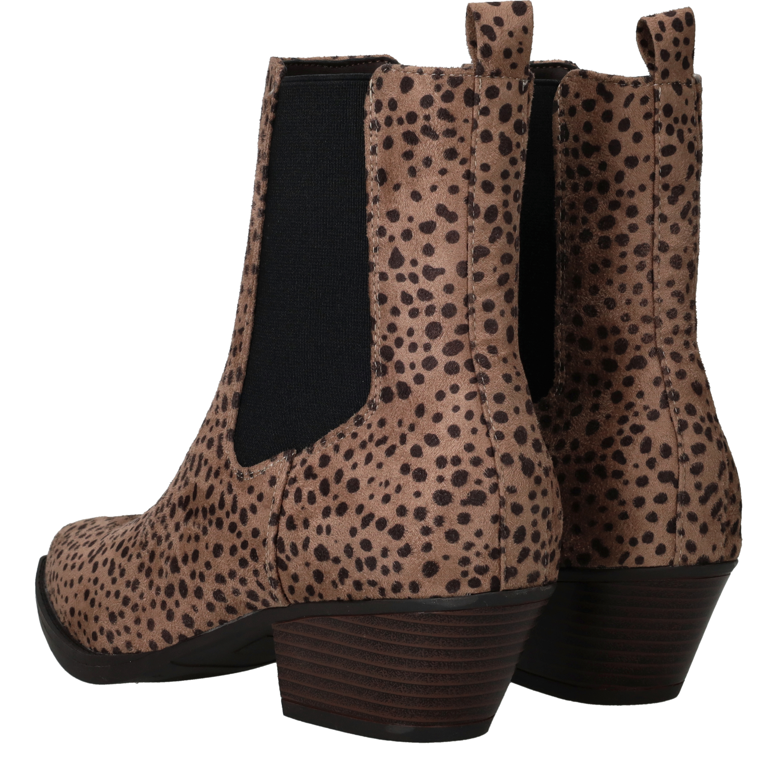 POSH By Poelman Enkellaarsjes Dames Beige – foto 2