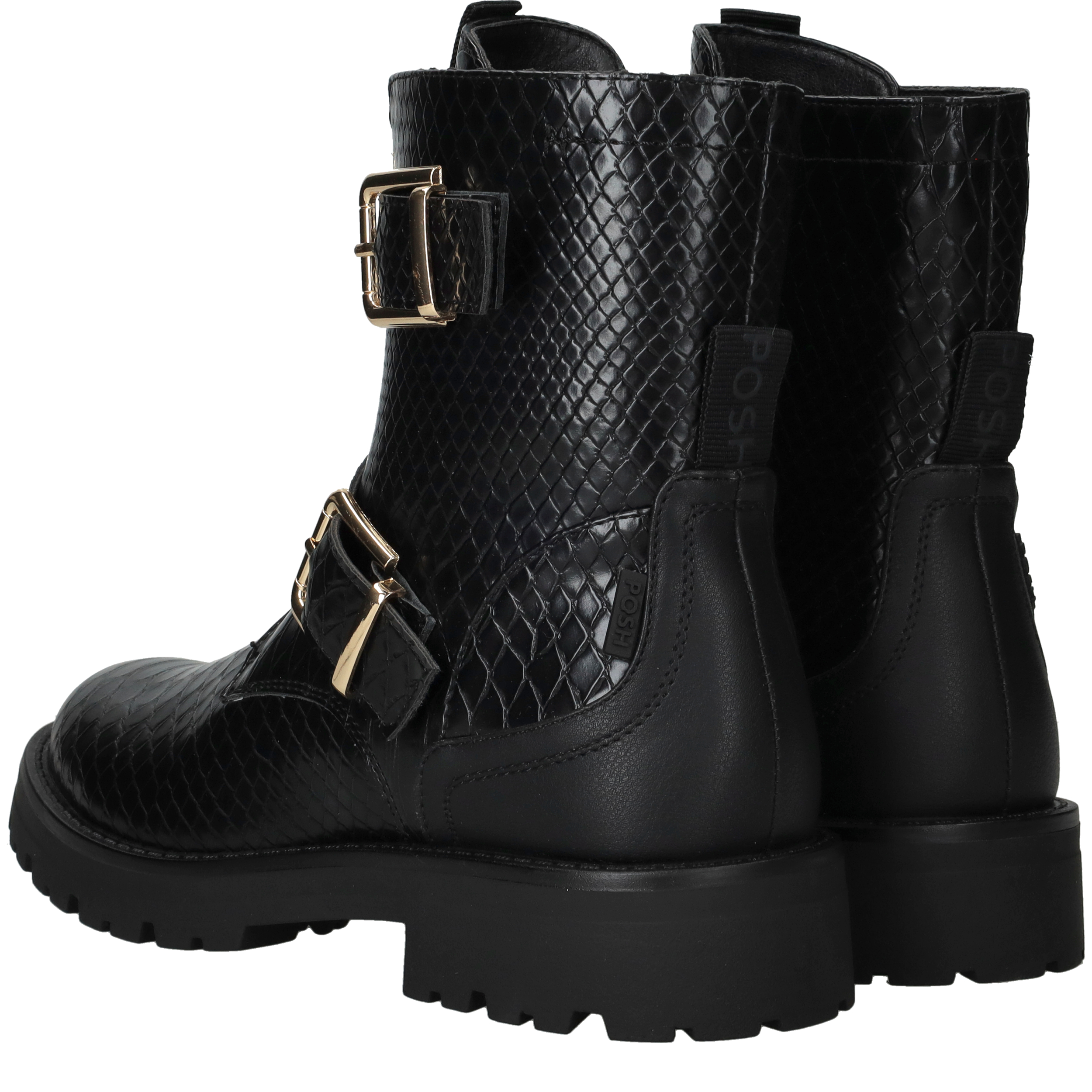 POSH By Poelman Bikerboots Dames Zwart, bikerboot voor dames – foto 3