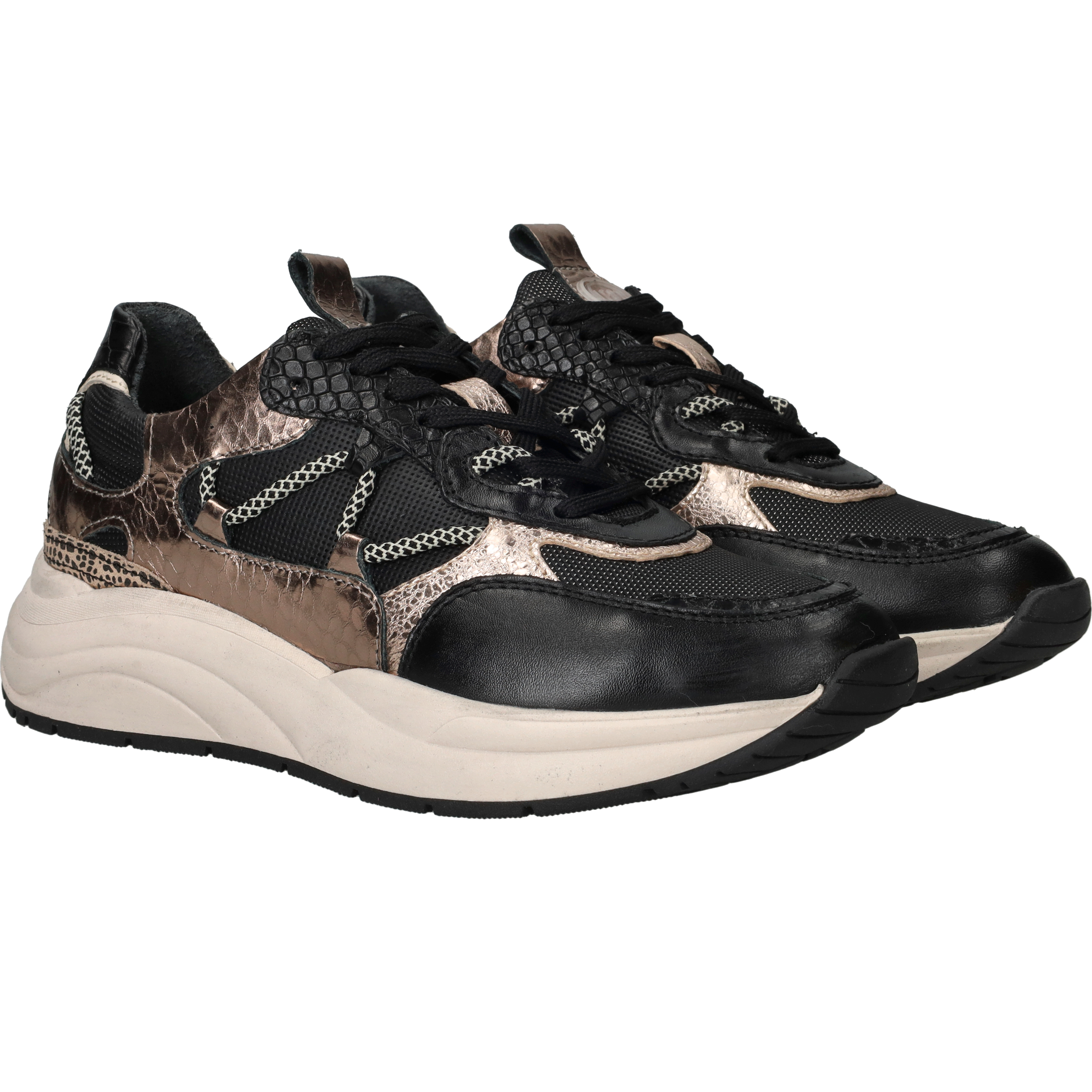 LOFF 1881 Sneakers Dames Zwart