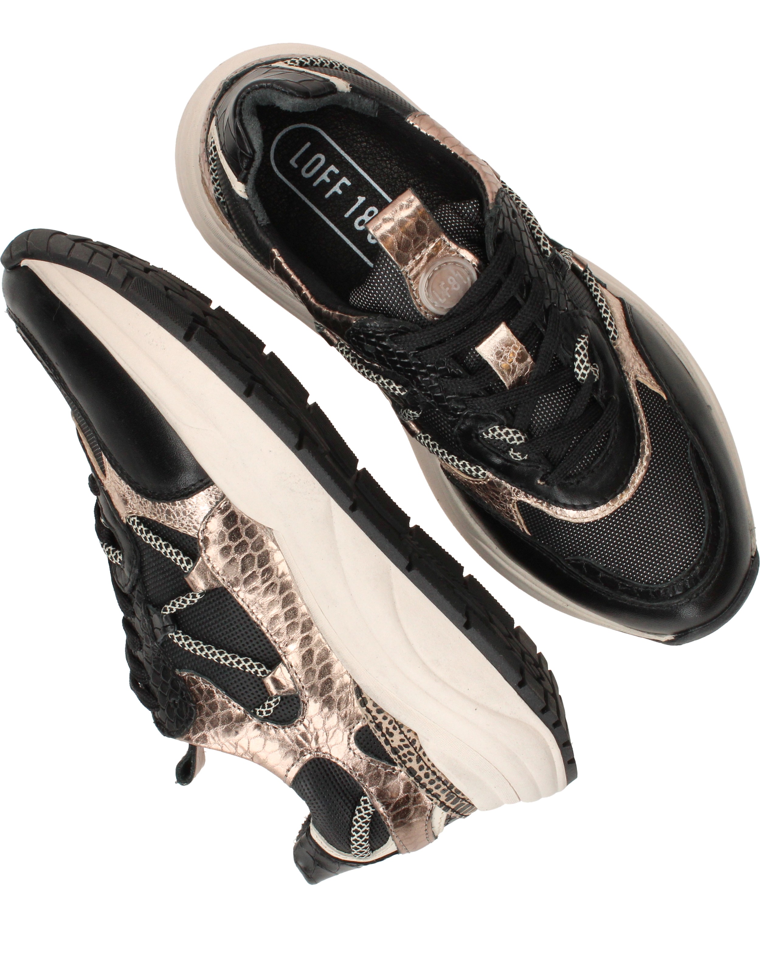 LOFF 1881 Sneakers Dames Zwart – foto 3