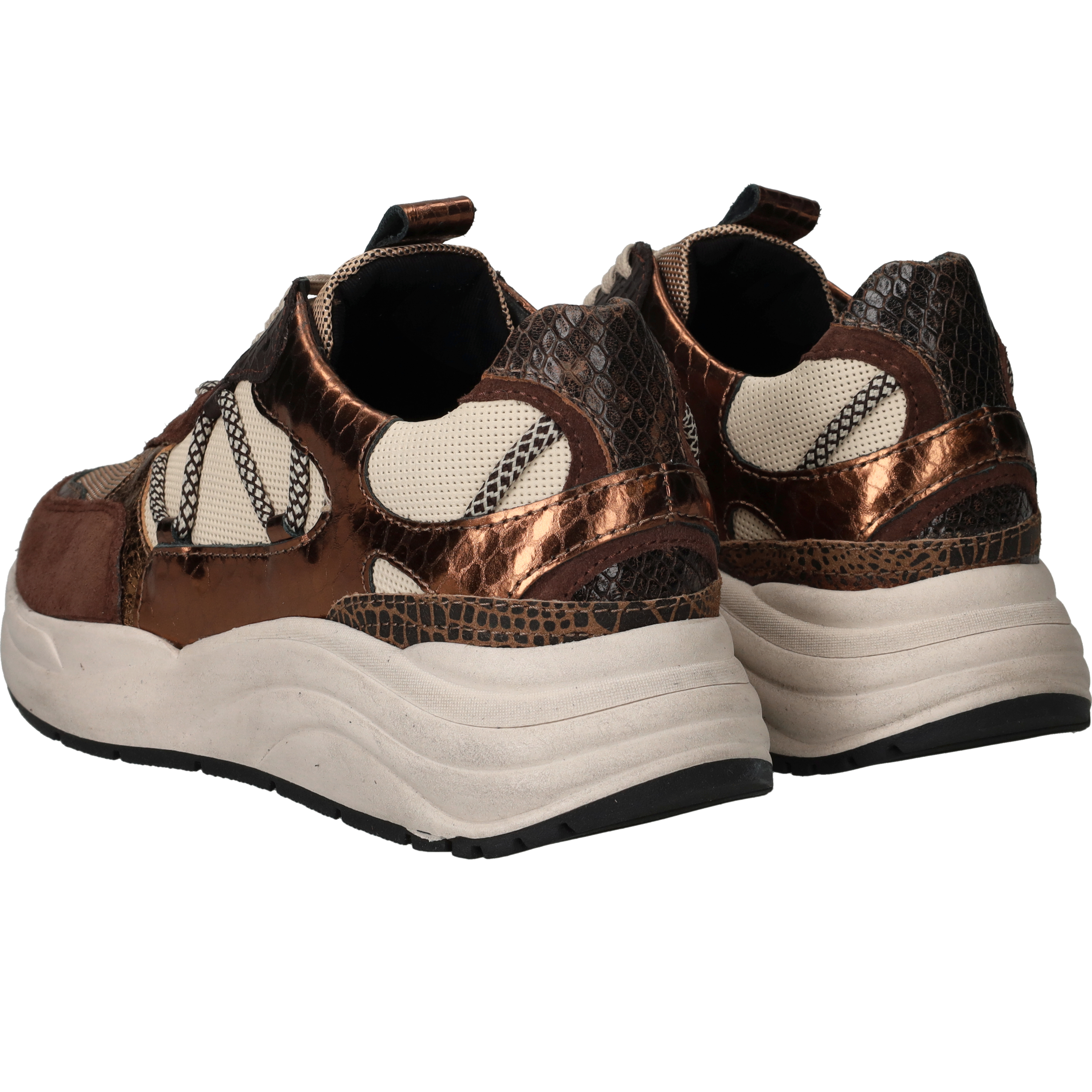 LOFF 1881 Sneakers Dames Bruin – foto 2