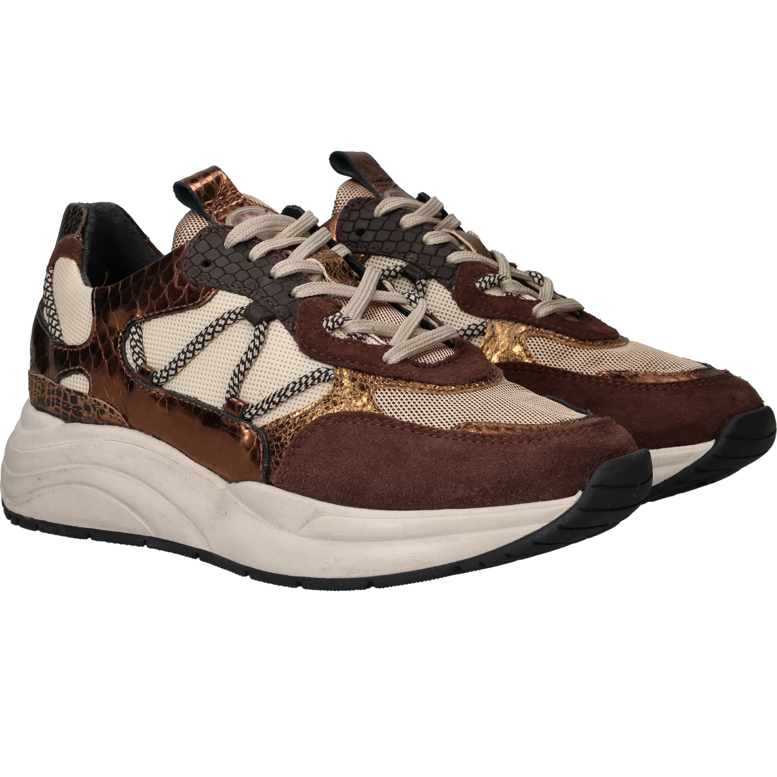 LOFF 1881 Sneakers Dames Bruin