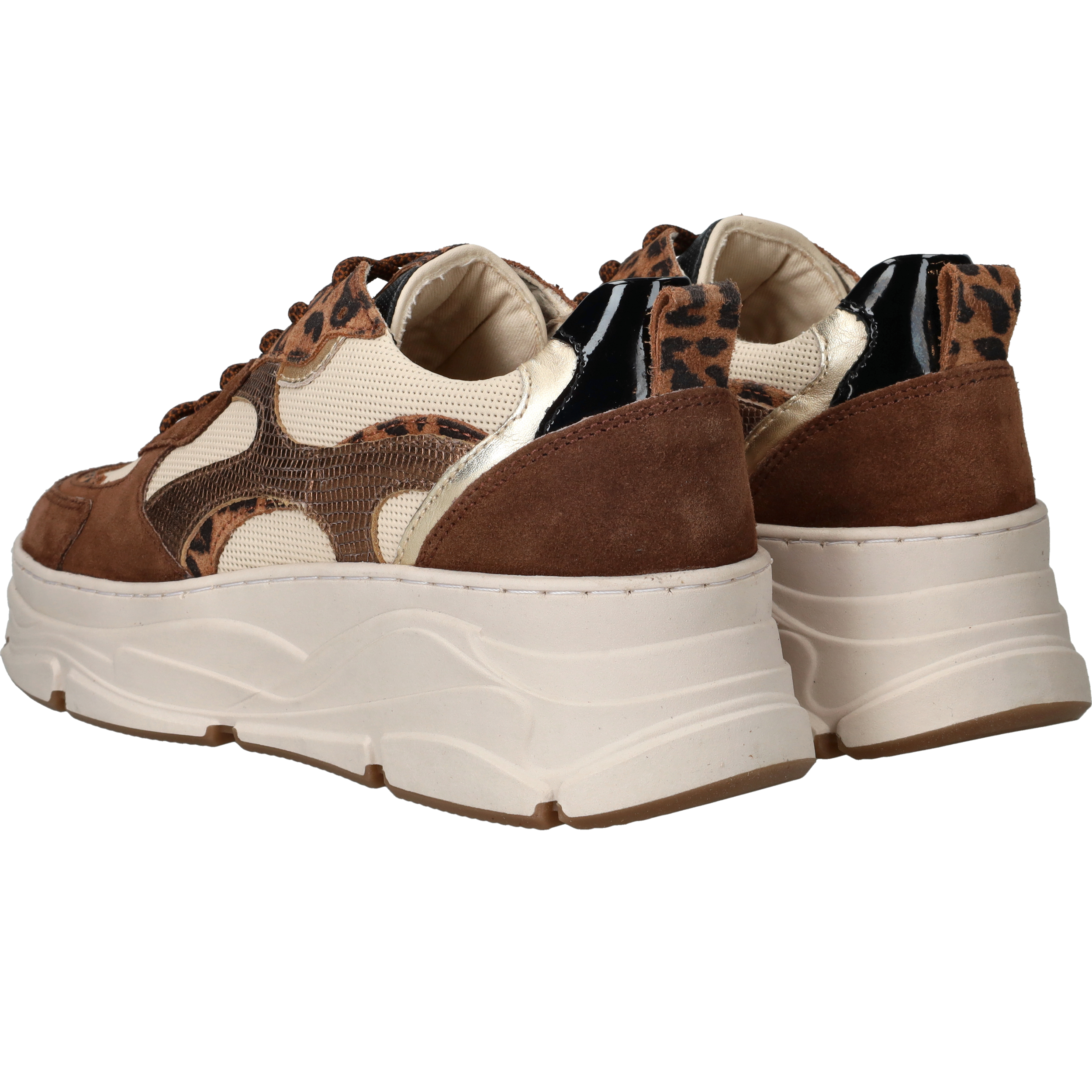 LOFF 1881 Sneakers Dames Bruin, sneaker voor dames – foto 7