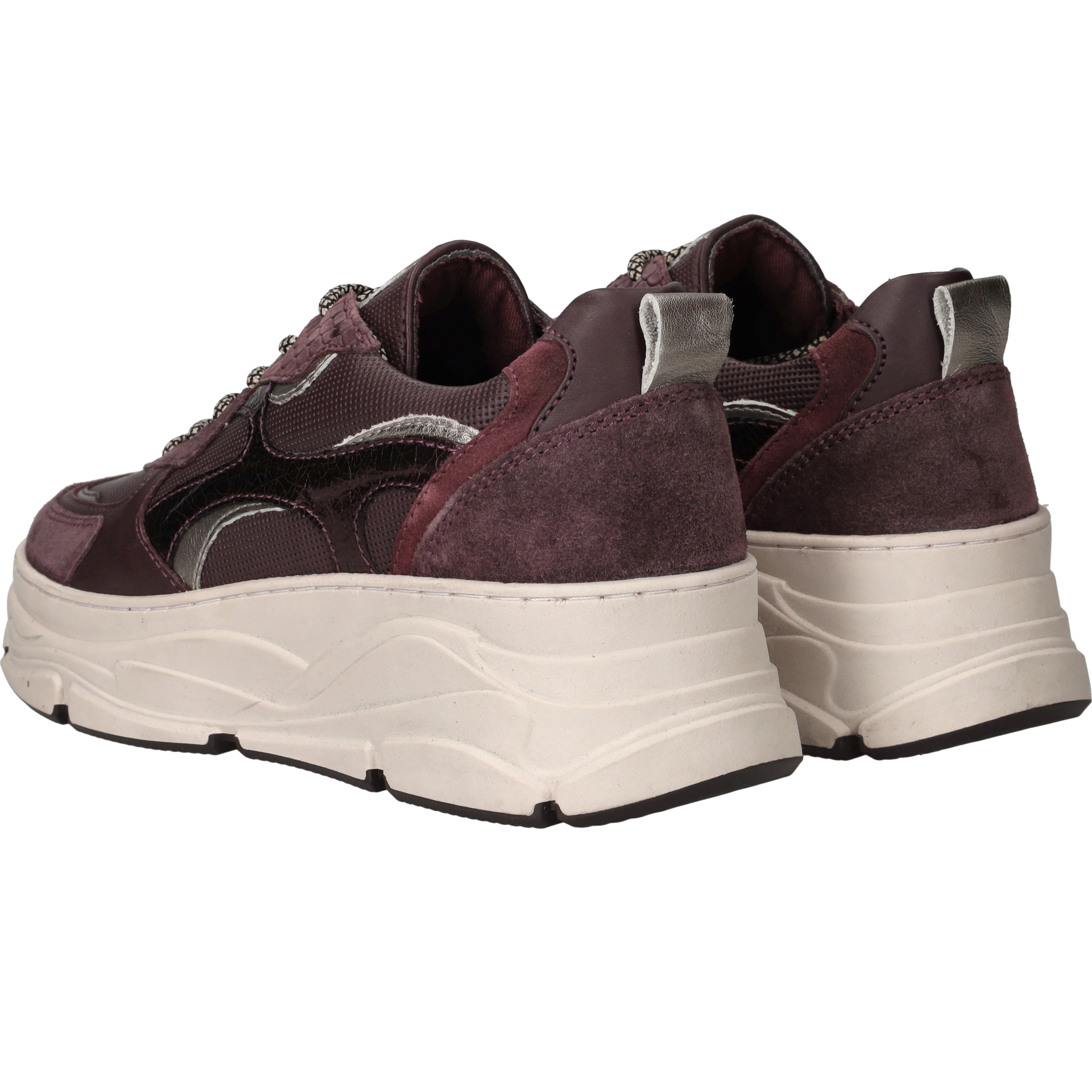 LOFF 1881 Sneakers Dames Paars, sneaker voor dames – foto 3