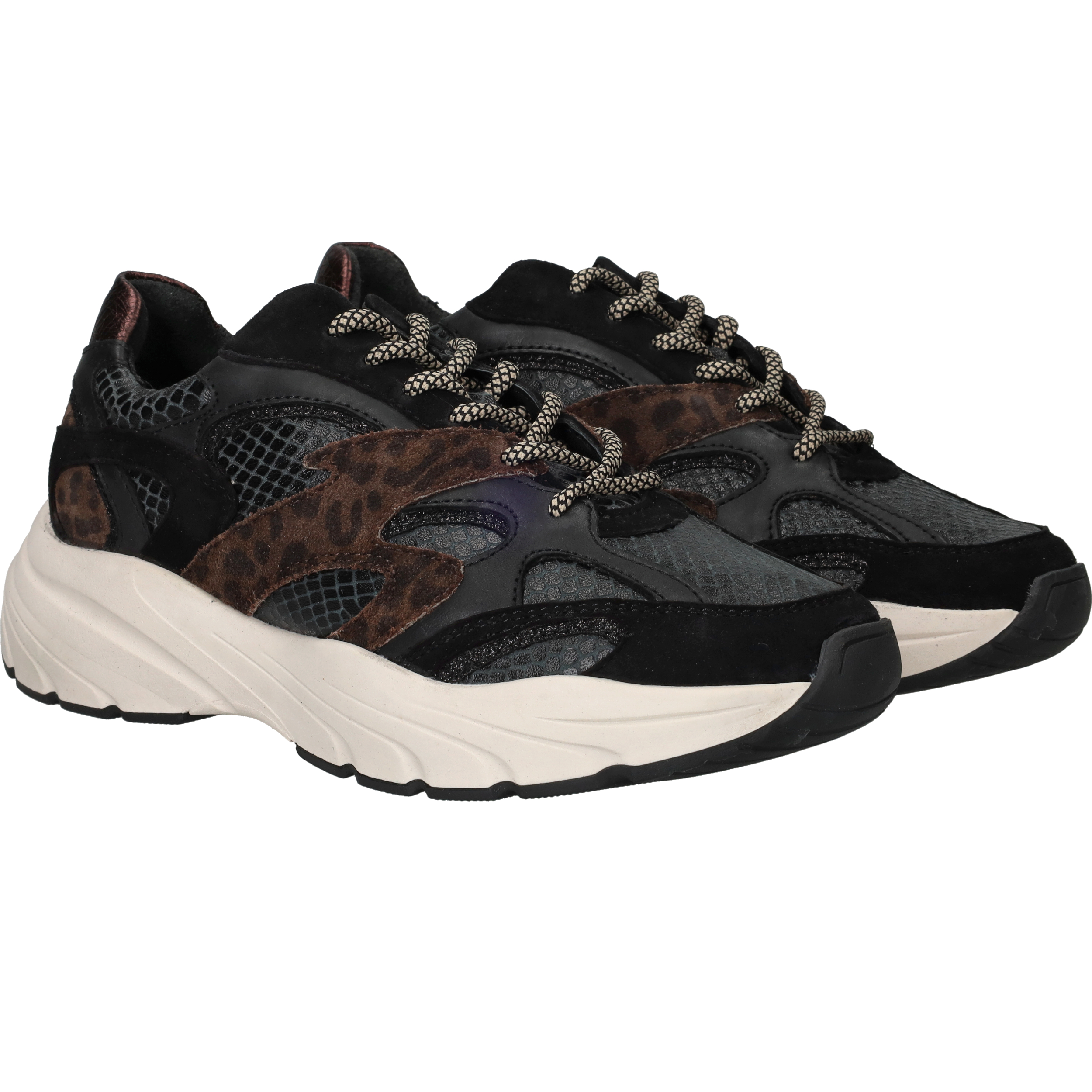LOFF 1881 Sneakers Dames Zwart