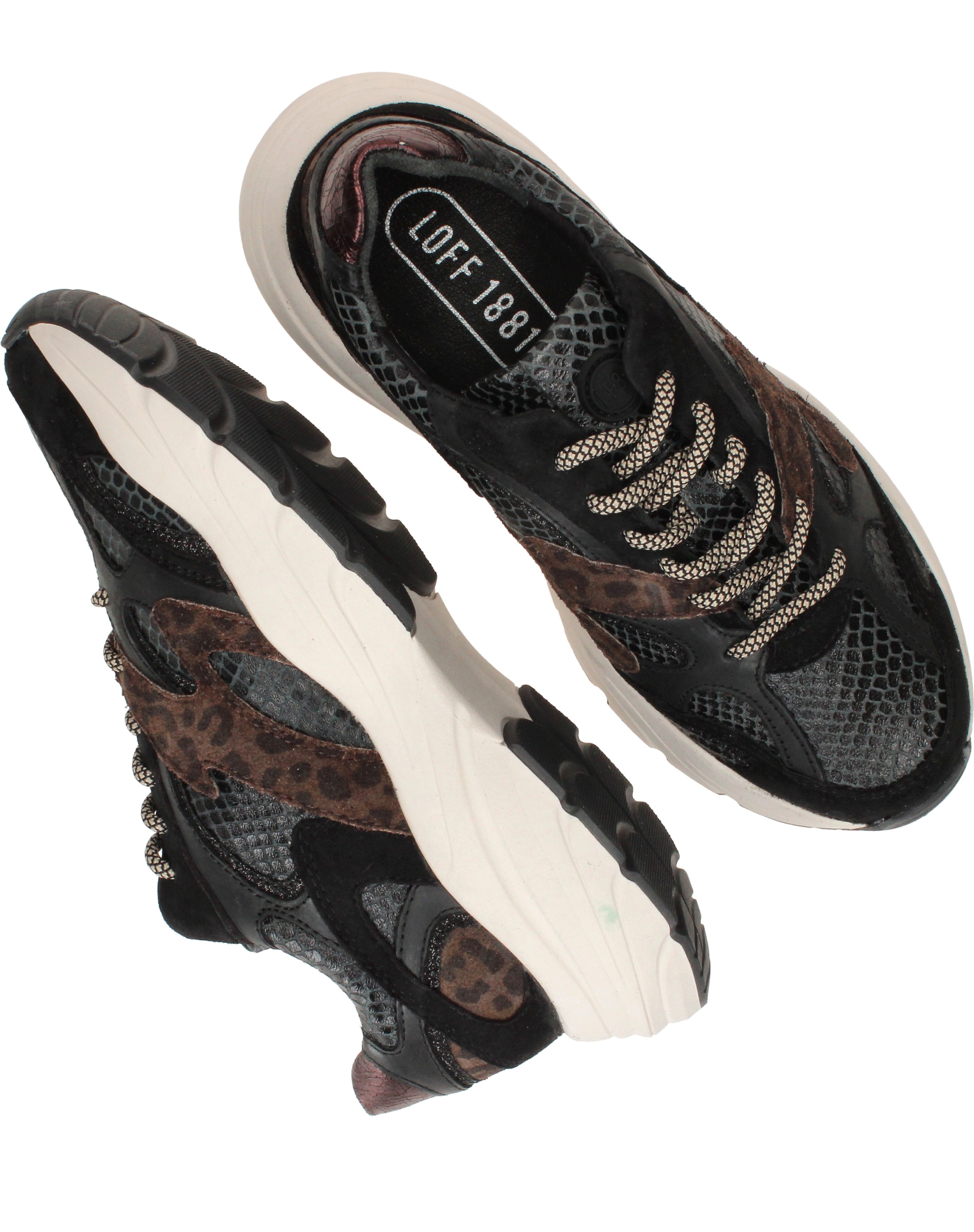 LOFF 1881 Sneakers Dames Zwart – foto 3