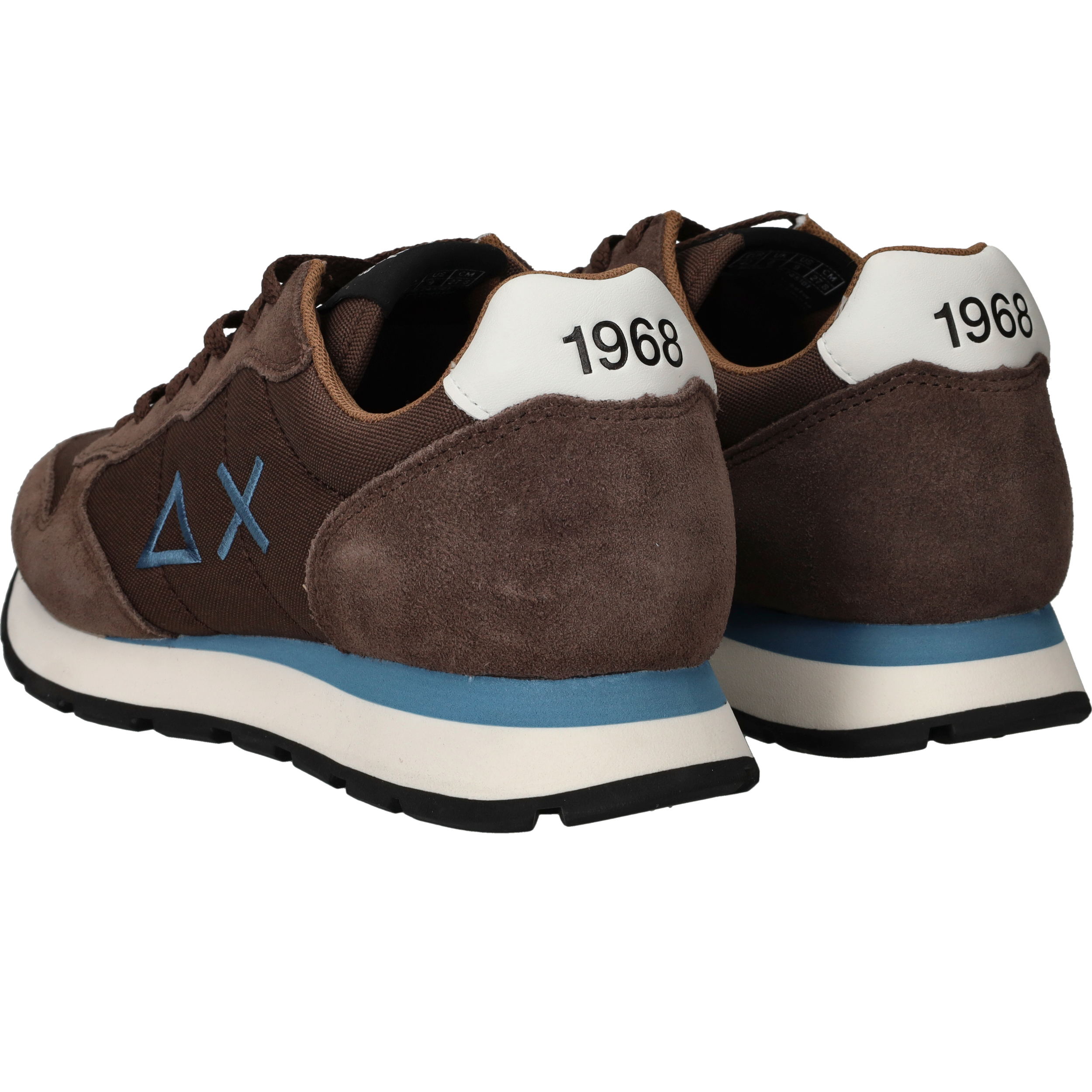 SUN68 Tom Solid Sneakers Heren Bruin, sneaker voor heren – foto 3