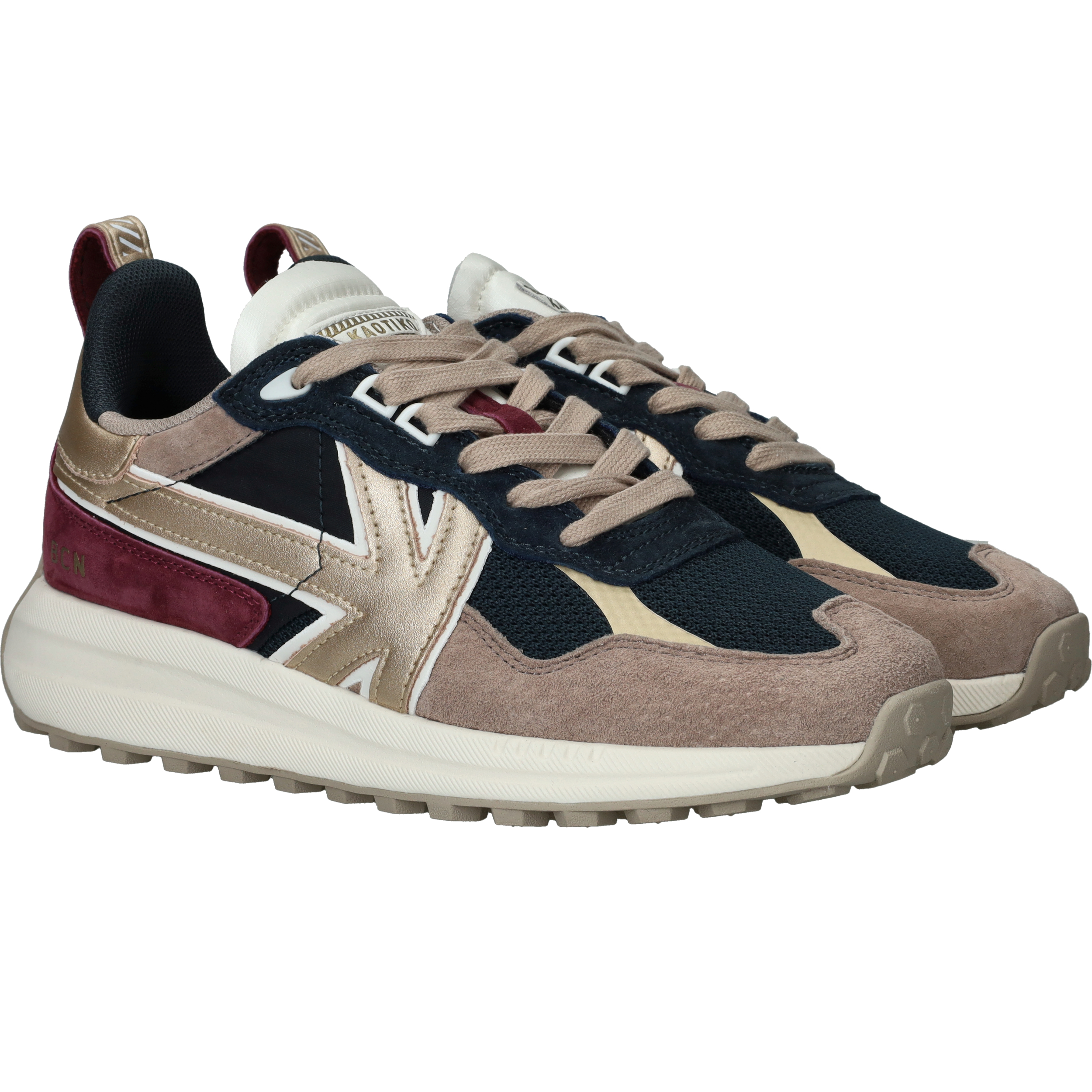 Kaotiko Detroit Glam Sneakers Dames Multi, sneaker voor dames – foto 2