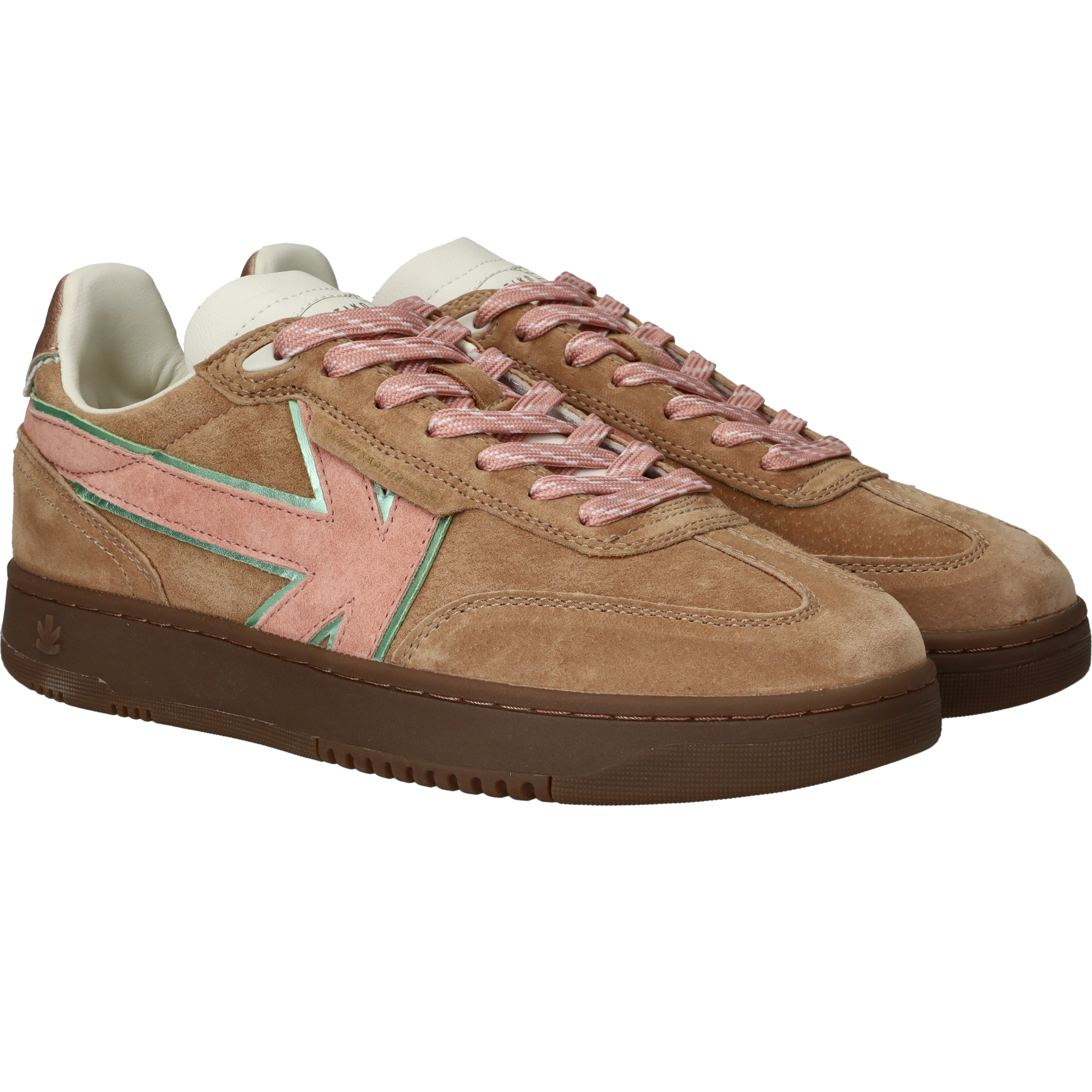 Kaotiko Boston V Sneakers Dames Beige, sneaker voor dames – foto 2