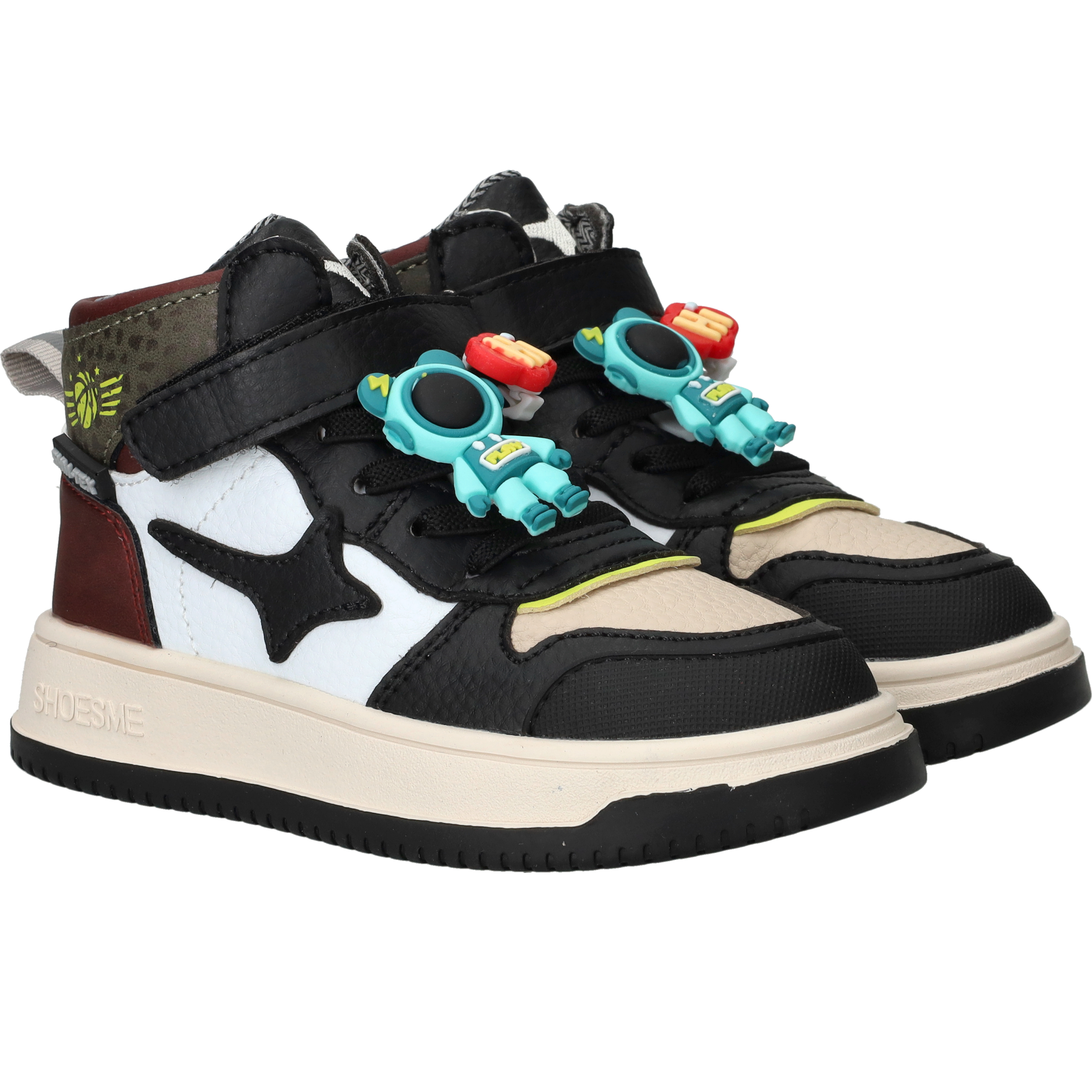 Shoesme New Outsole Sneakers Jongens Zwart, sneaker voor jongens – foto 2
