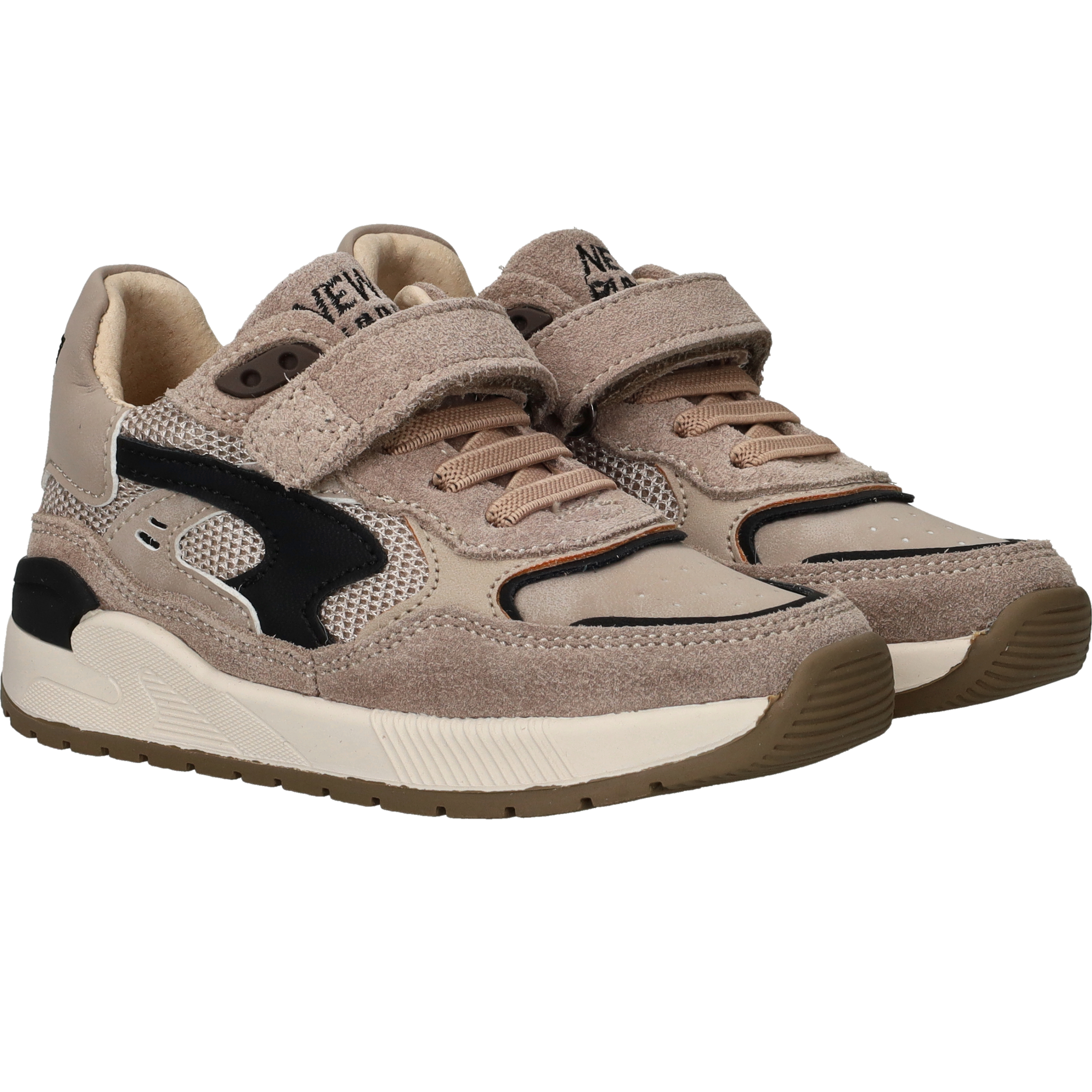 Shoesme Sneakers Jongens Beige, sneaker voor jongens – foto 2