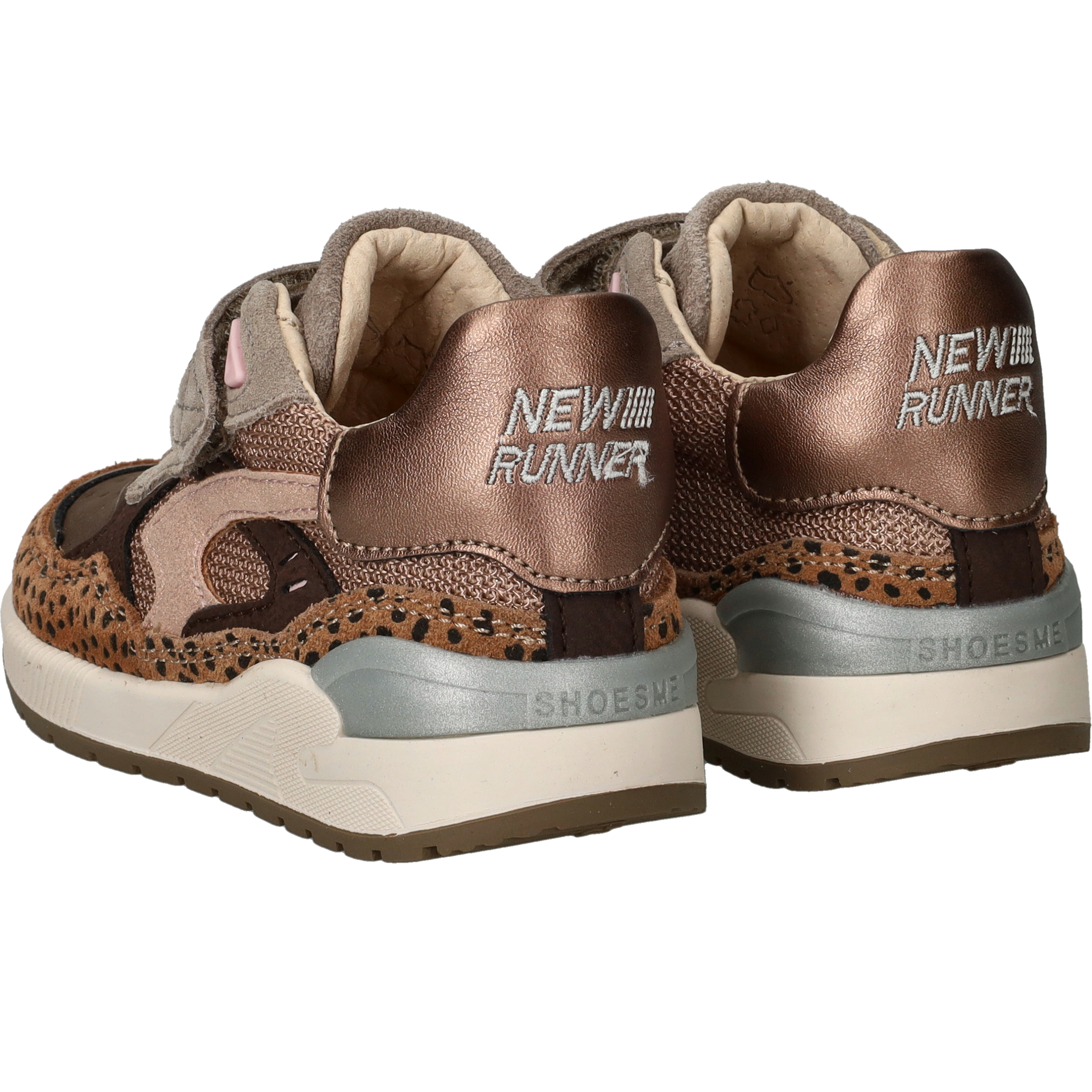 Shoesme Sneakers Bruin, sneaker voor unisex – foto 4