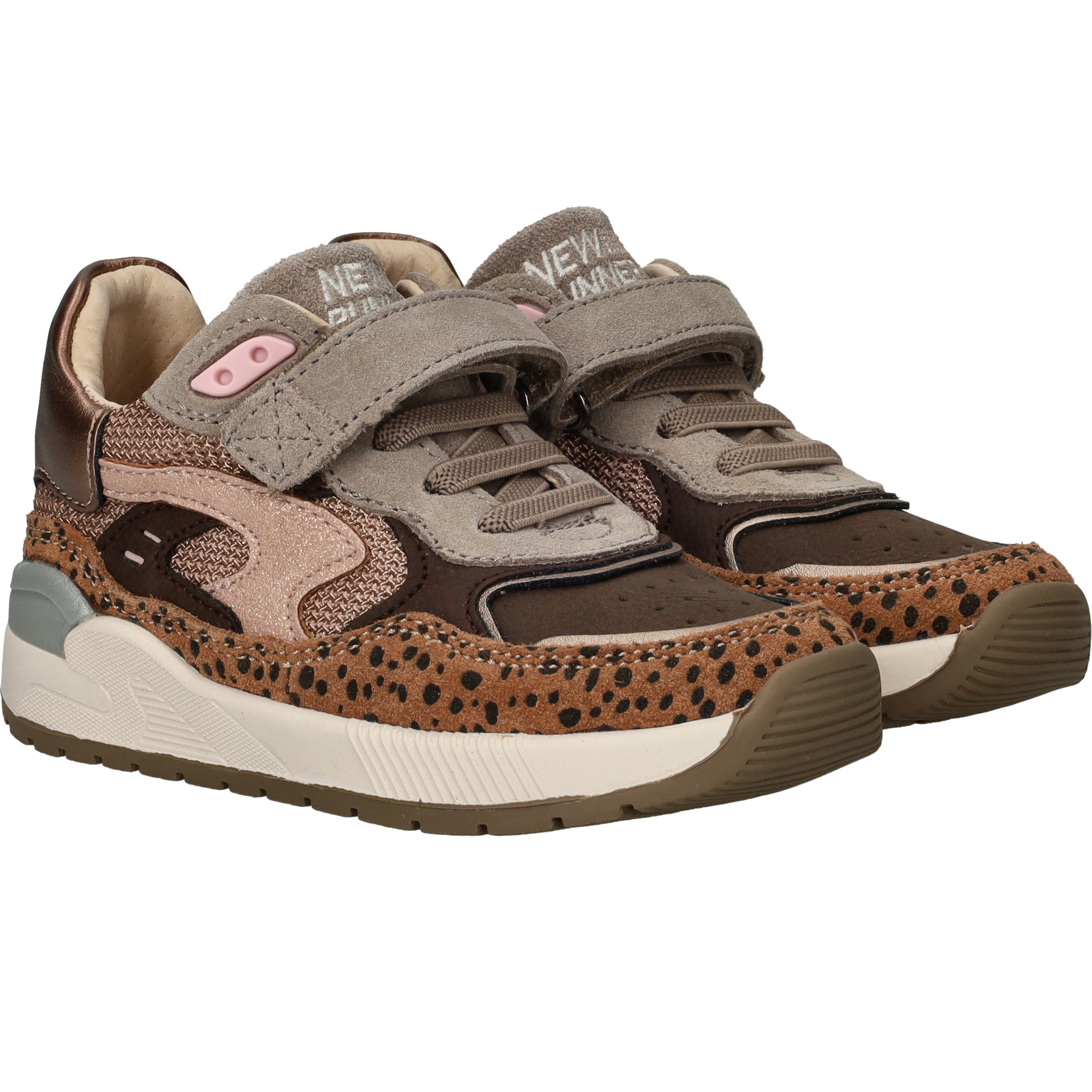 Shoesme Sneakers Bruin, sneaker voor unisex – foto 3