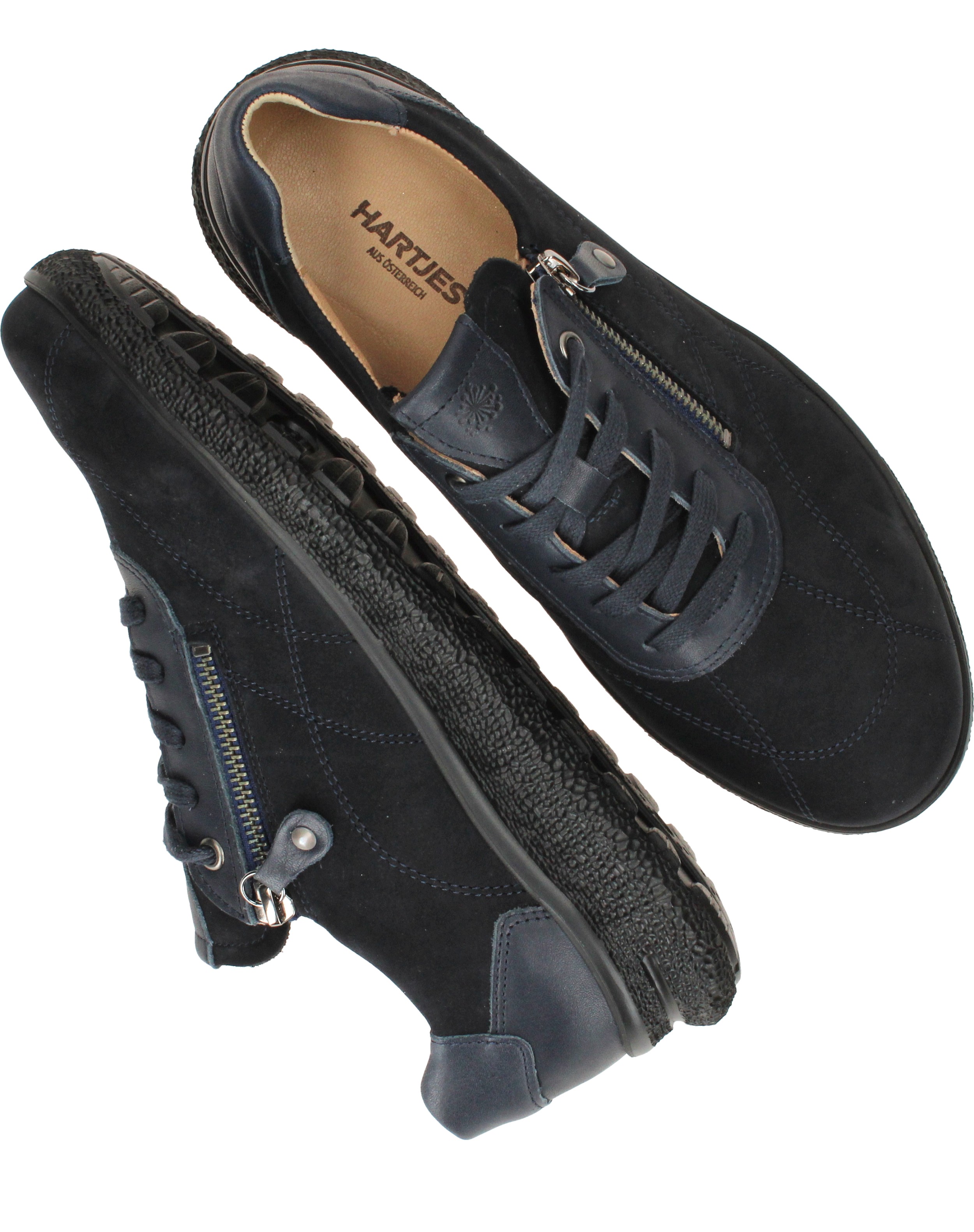 Hartjes Rap Sneakers Dames Blauw, sneaker voor dames – foto 4