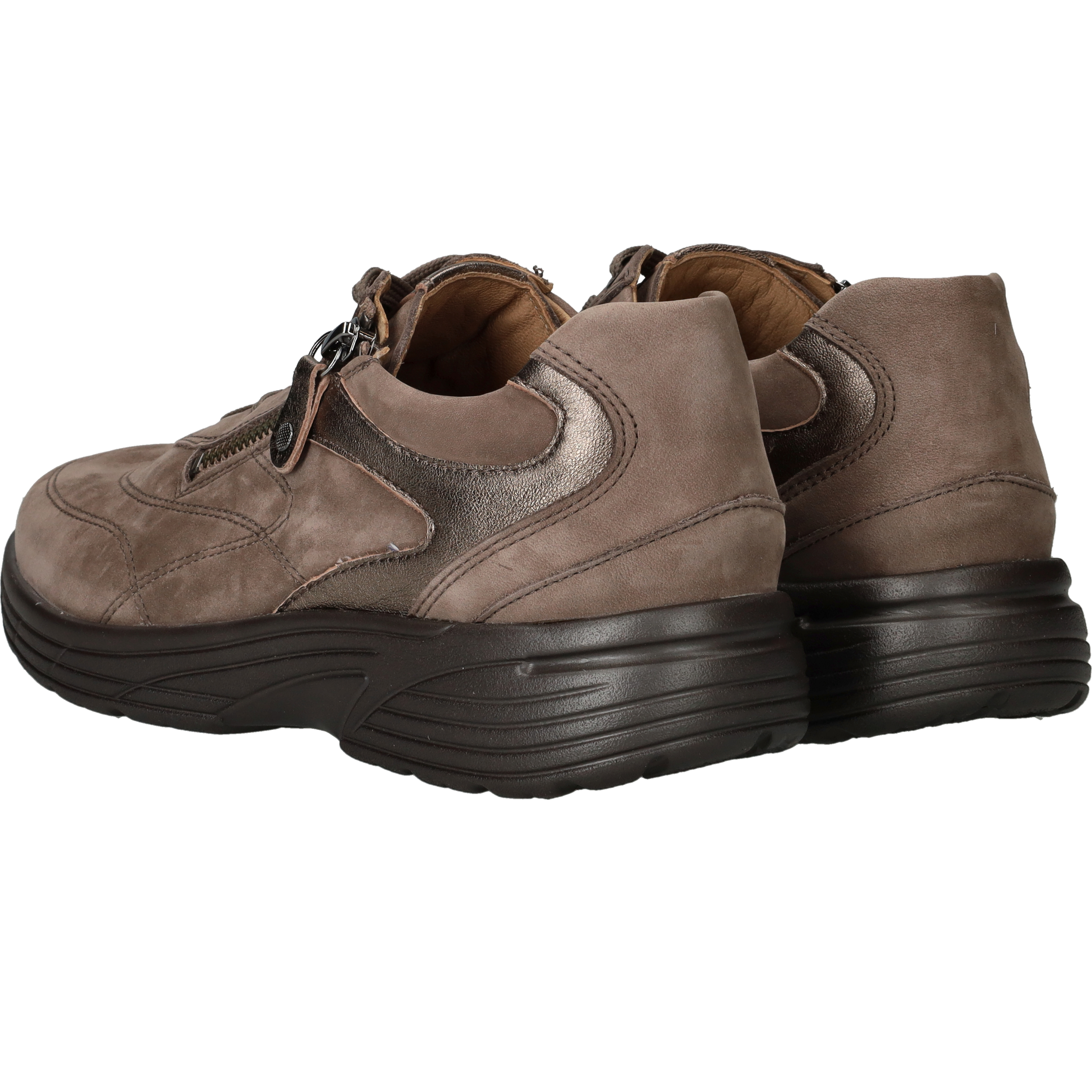 Hartjes Katy Sneakers Dames Taupe, sneaker voor dames – foto 3