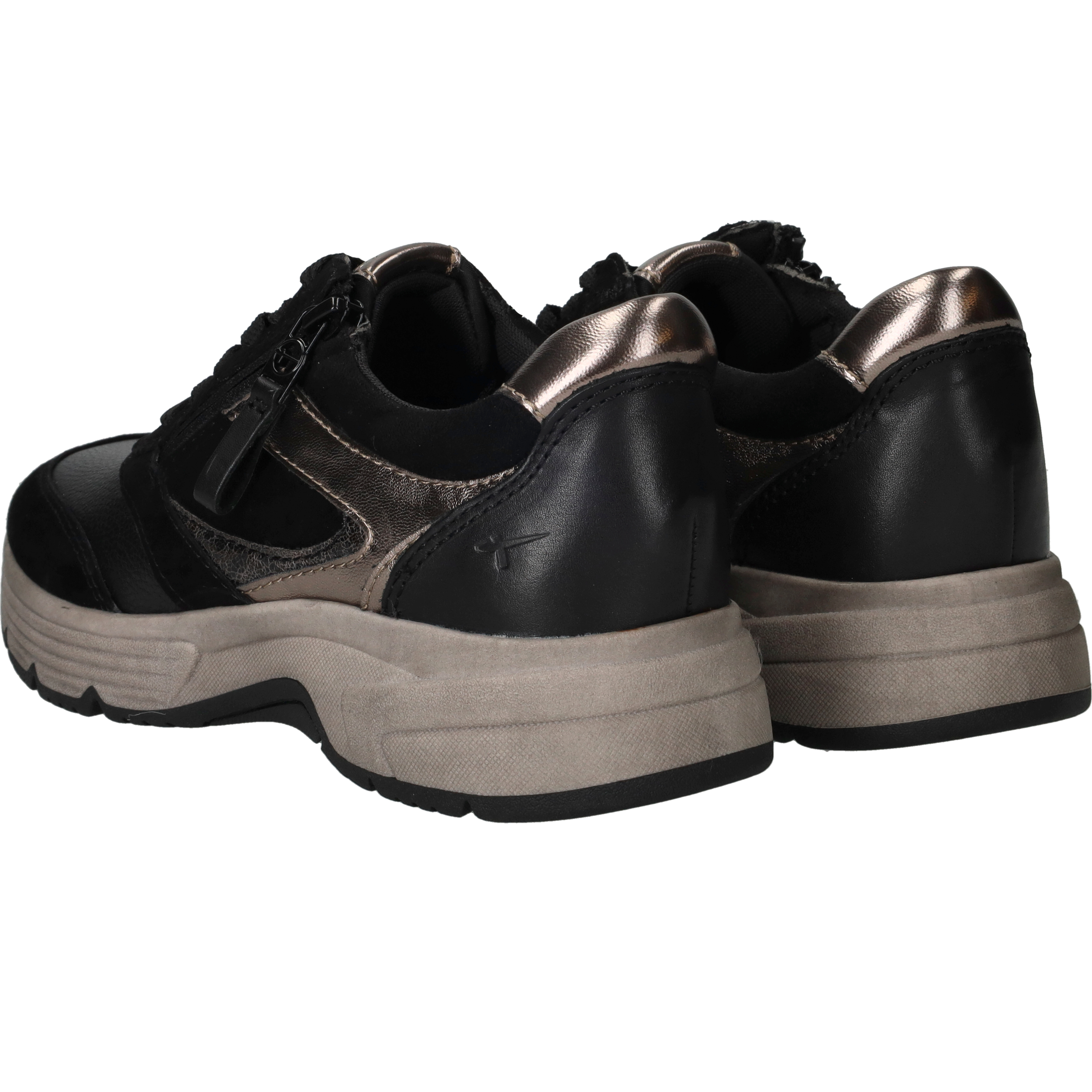 Tamaris Comfort Sneakers Dames Zwart, sneaker voor dames – foto 3