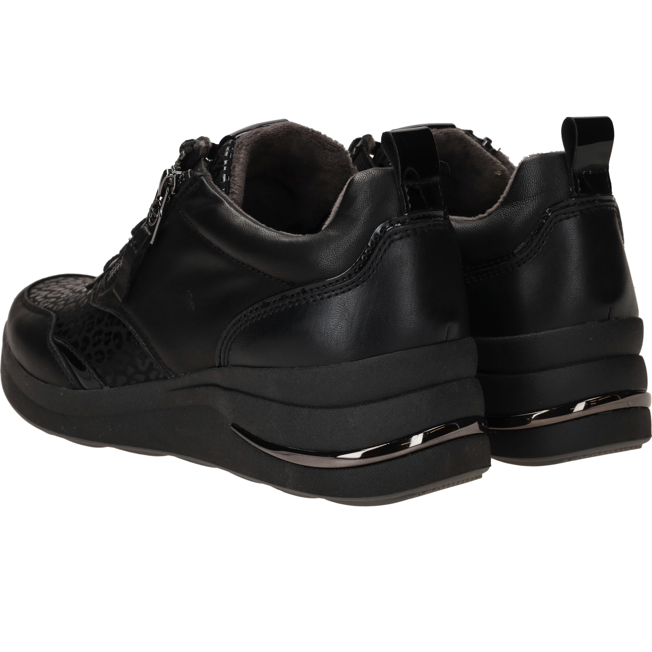 Tamaris Comfort Sneakers Dames Zwart, sneaker voor dames – foto 7