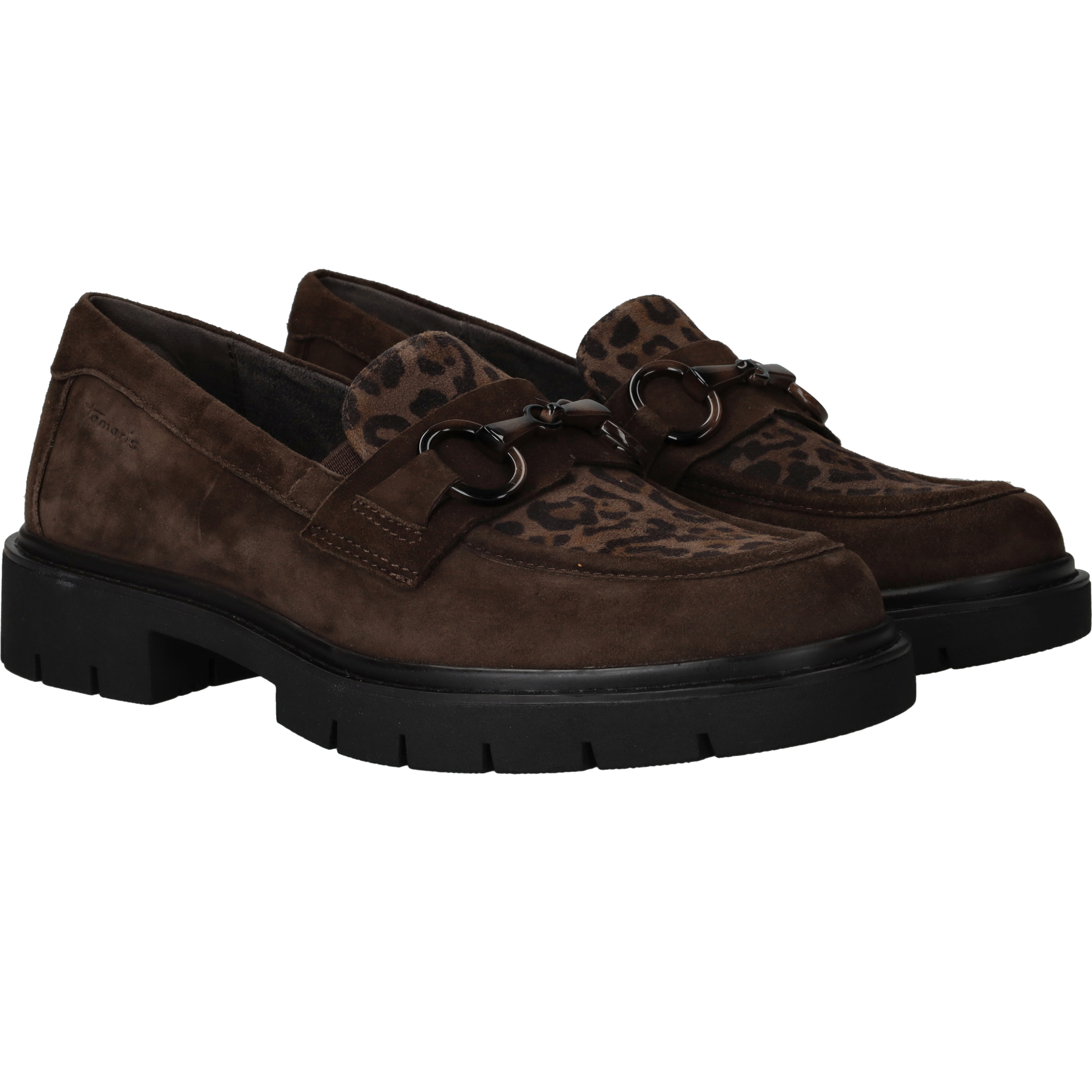 Tamaris Comfort Loafers Dames Bruin, loafer voor dames – foto 2