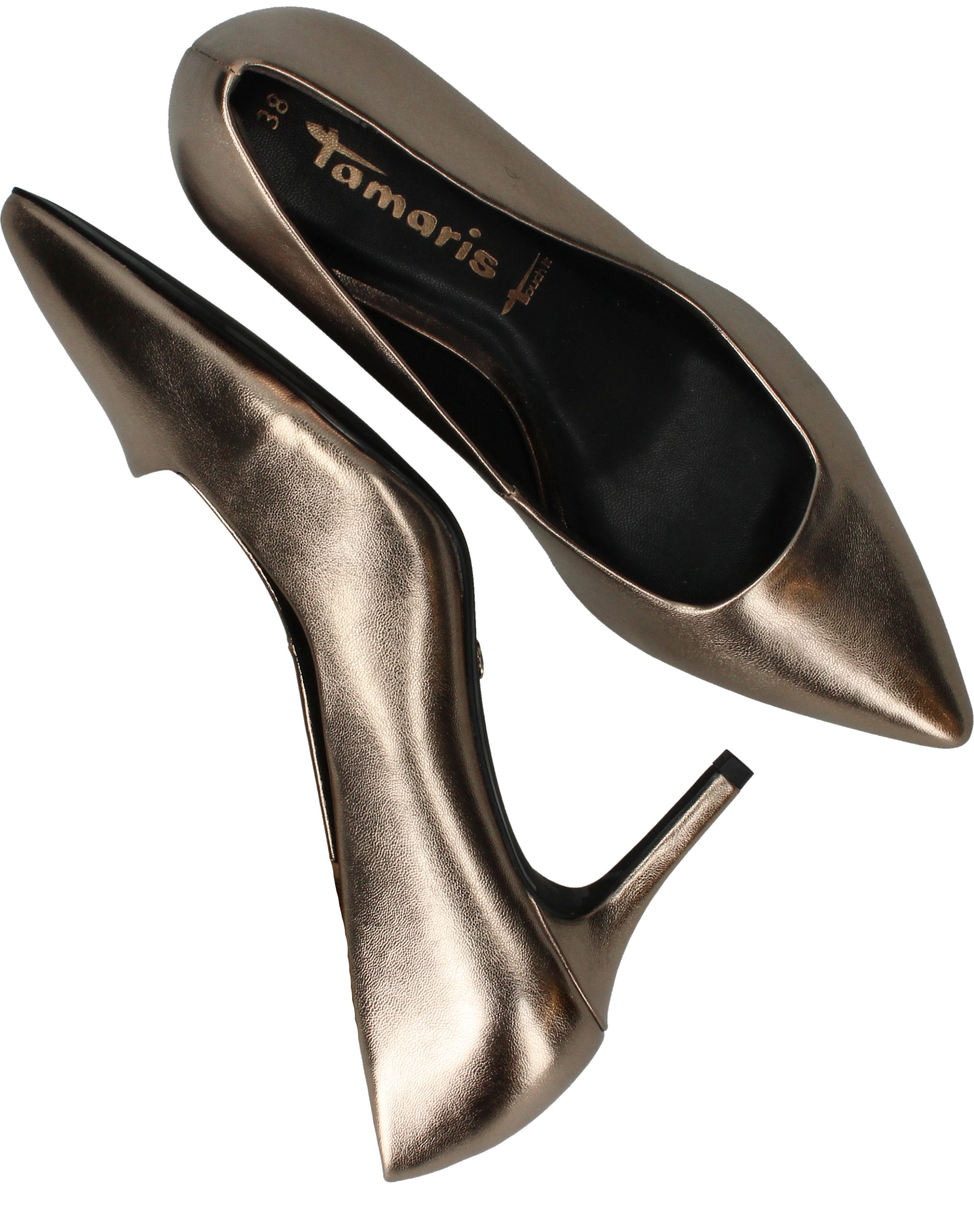 Tamaris Pumps Dames Goud, pump voor dames – foto 4