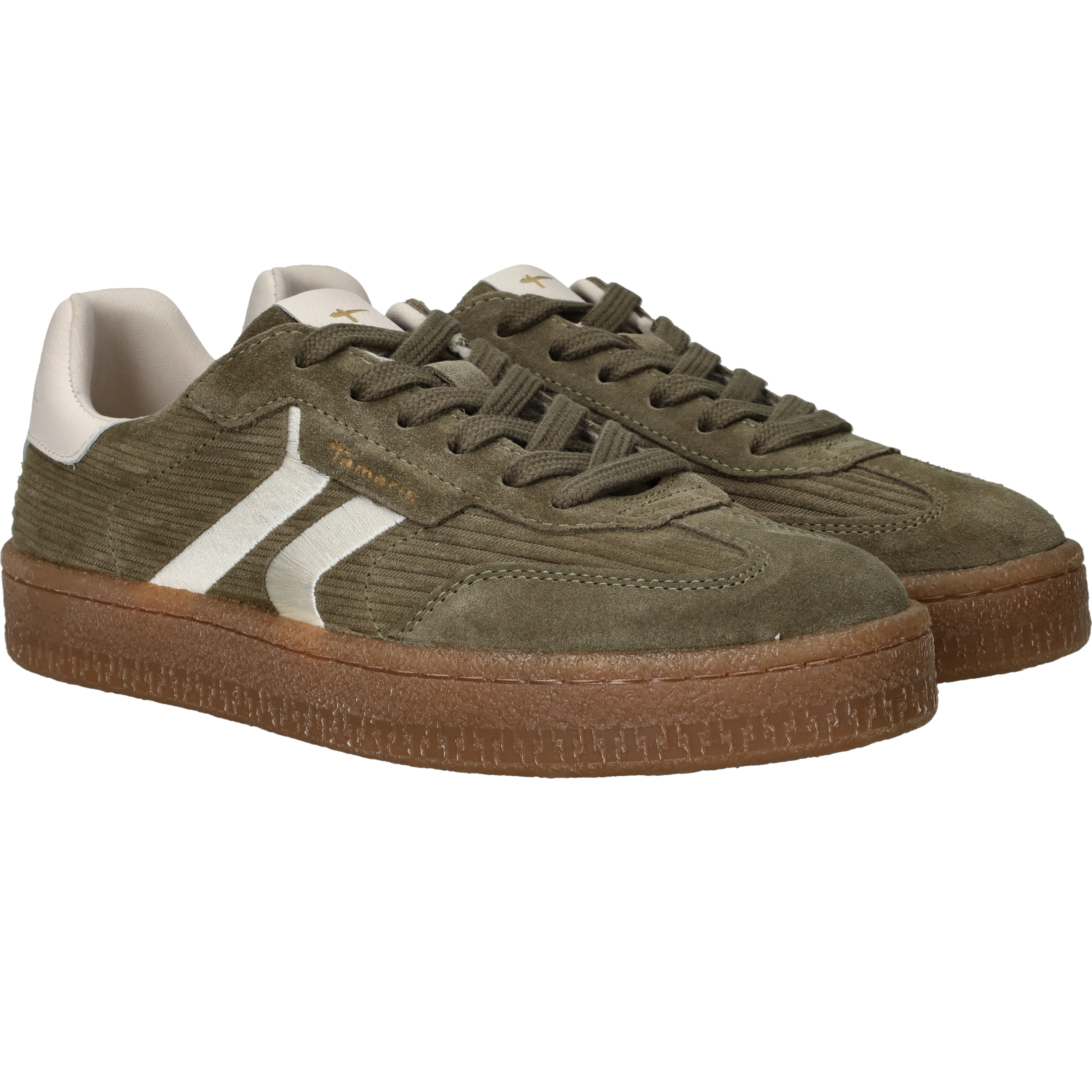 Tamaris Sneakers Dames Groen, sneaker voor dames – foto 6