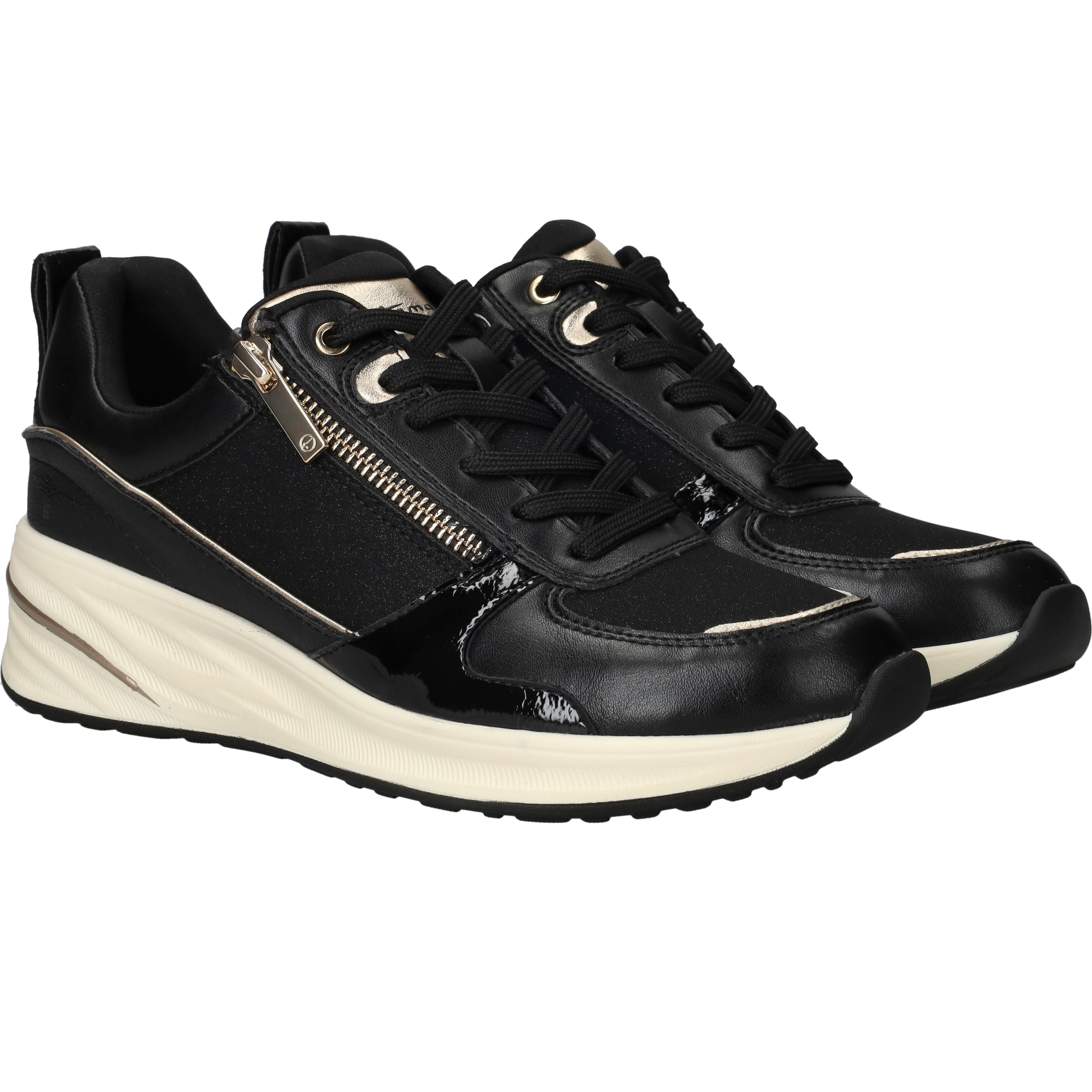 Tamaris Sneakers Dames Zwart, sneaker voor dames – foto 2