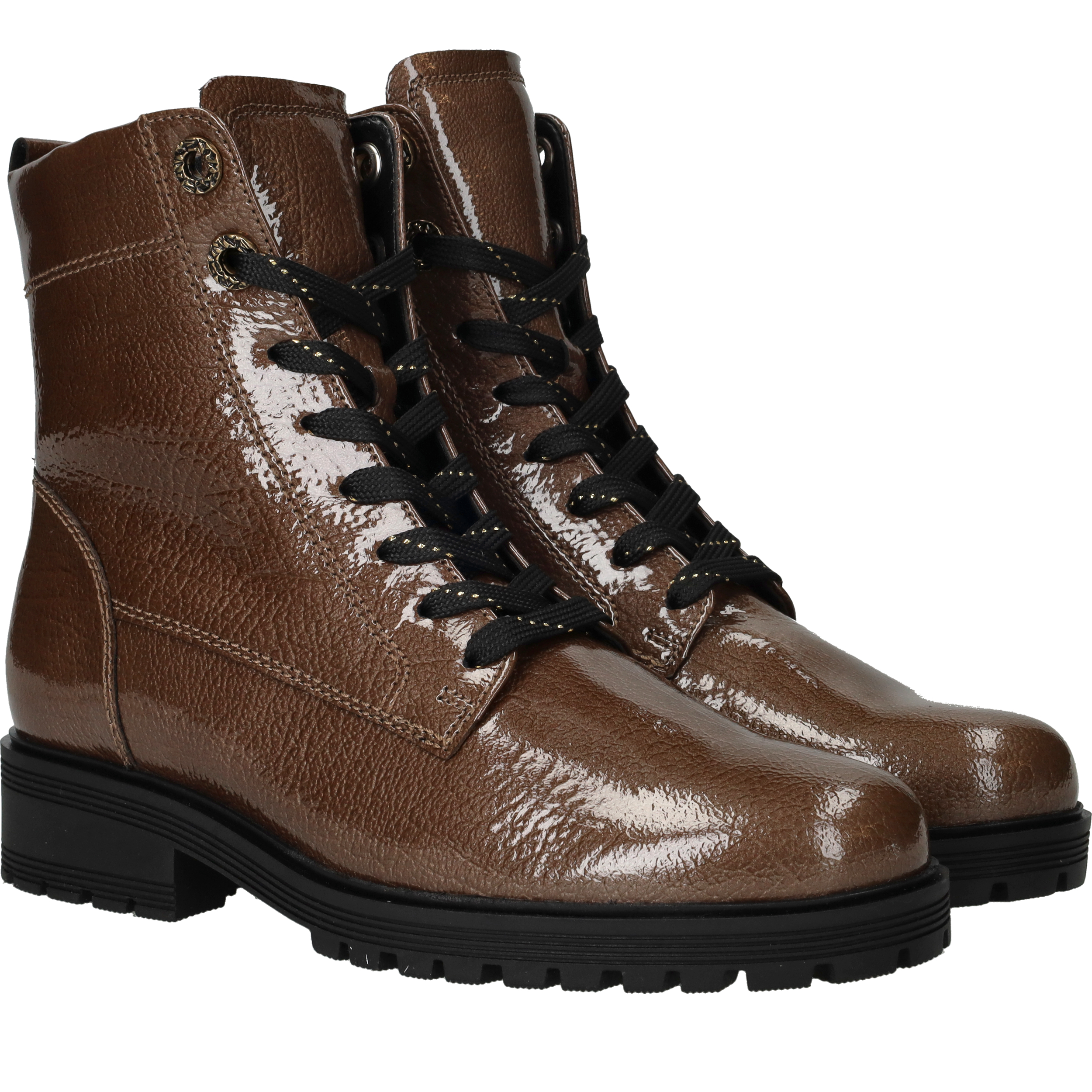 Gabor Veterboots Dames Bruin, veterboot voor dames – foto 2