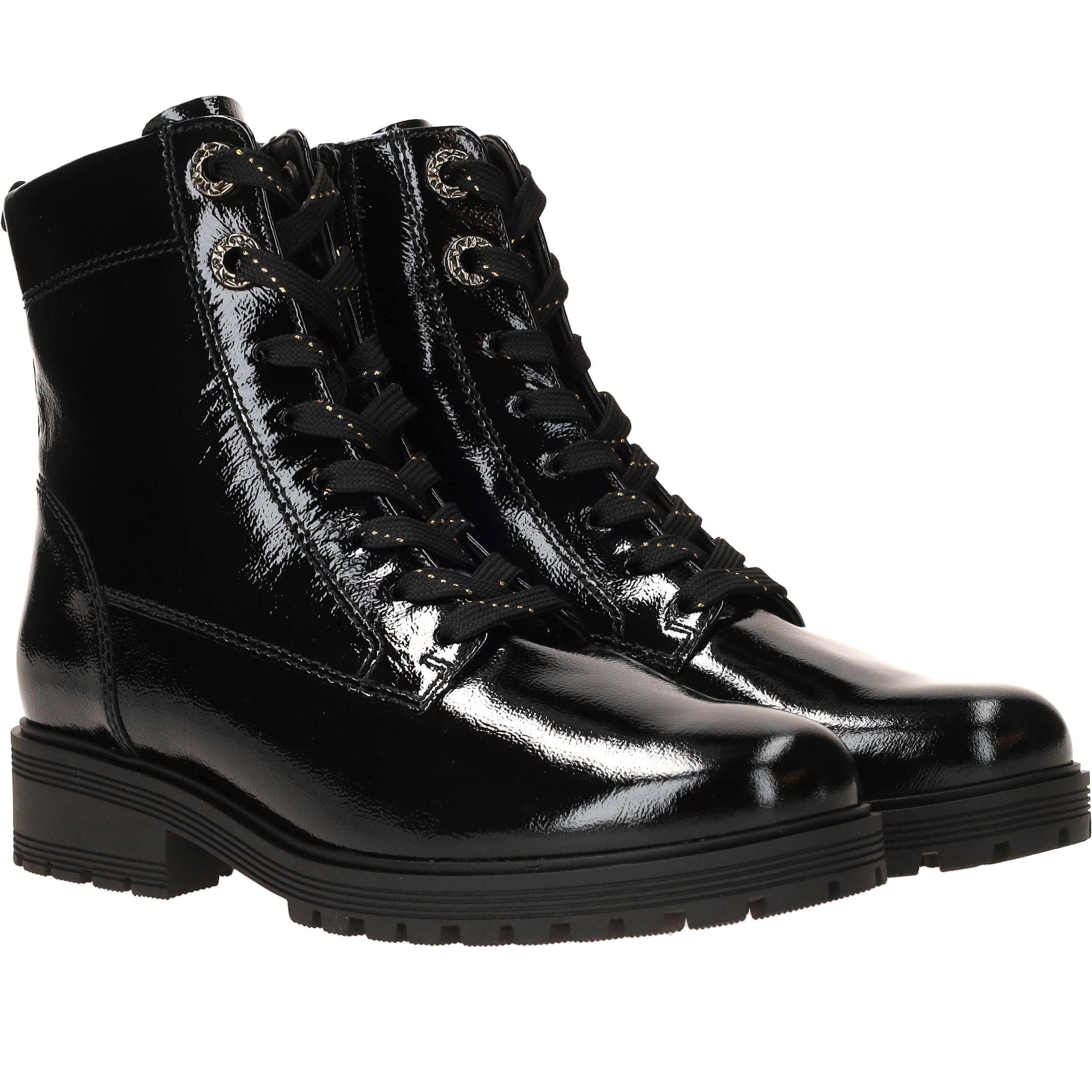 Gabor Veterboots Dames Zwart, veterboot voor dames – foto 2