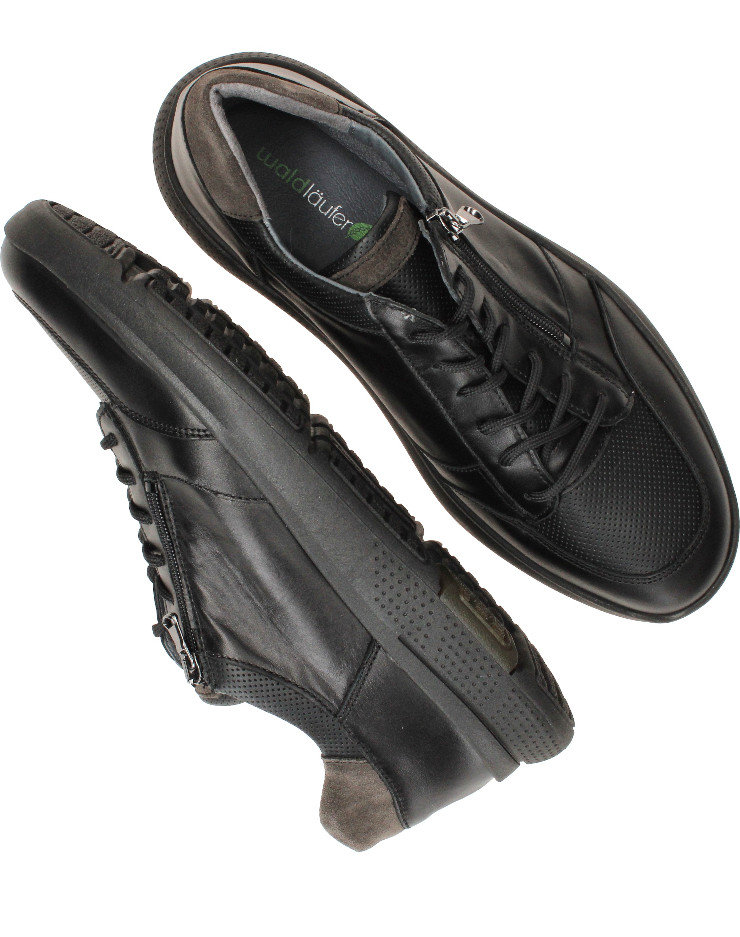 Waldlaufer Heiko Sneakers Heren Zwart, sneaker voor heren – foto 4