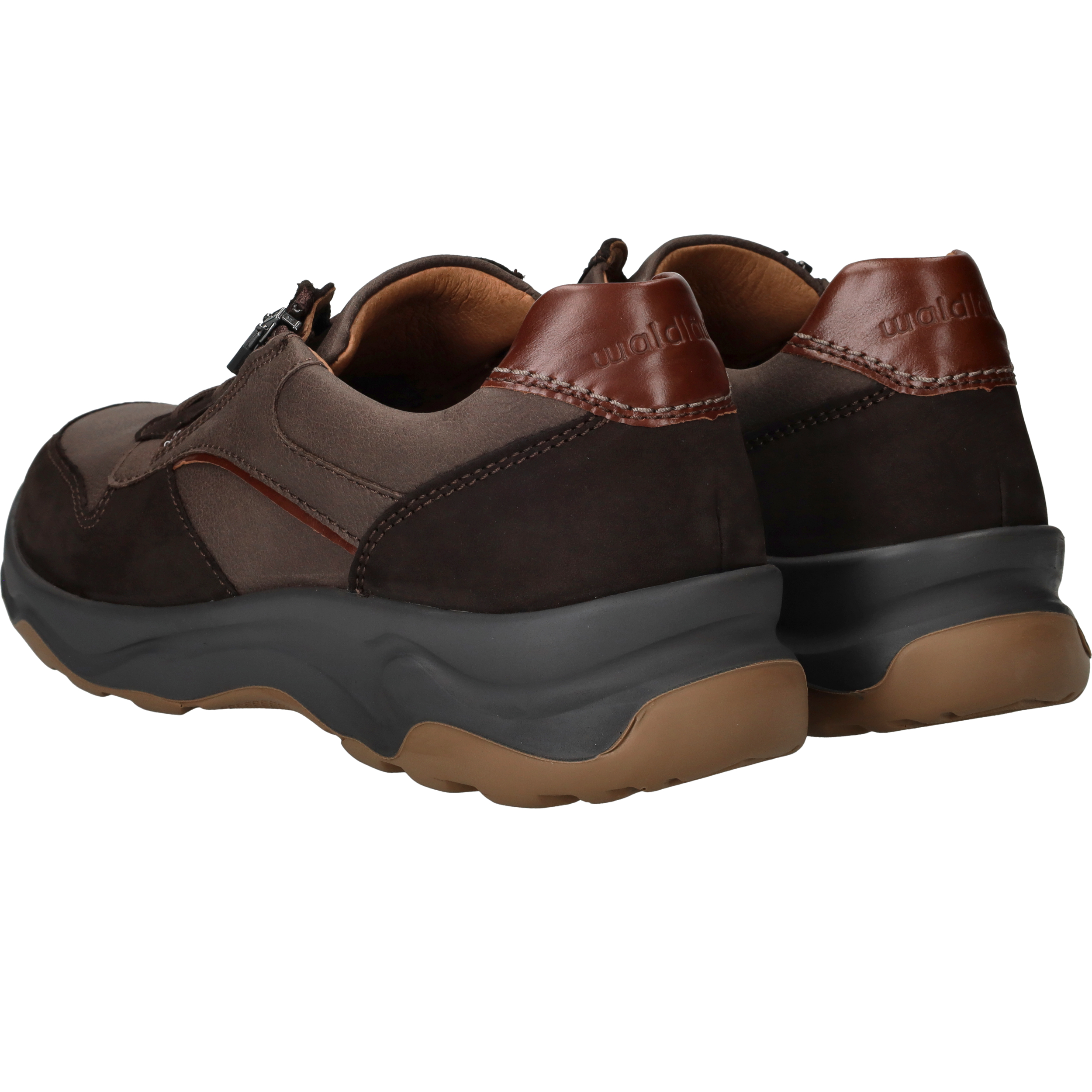 Waldlaufer Max Sneakers Heren Bruin, sneaker voor heren – foto 3