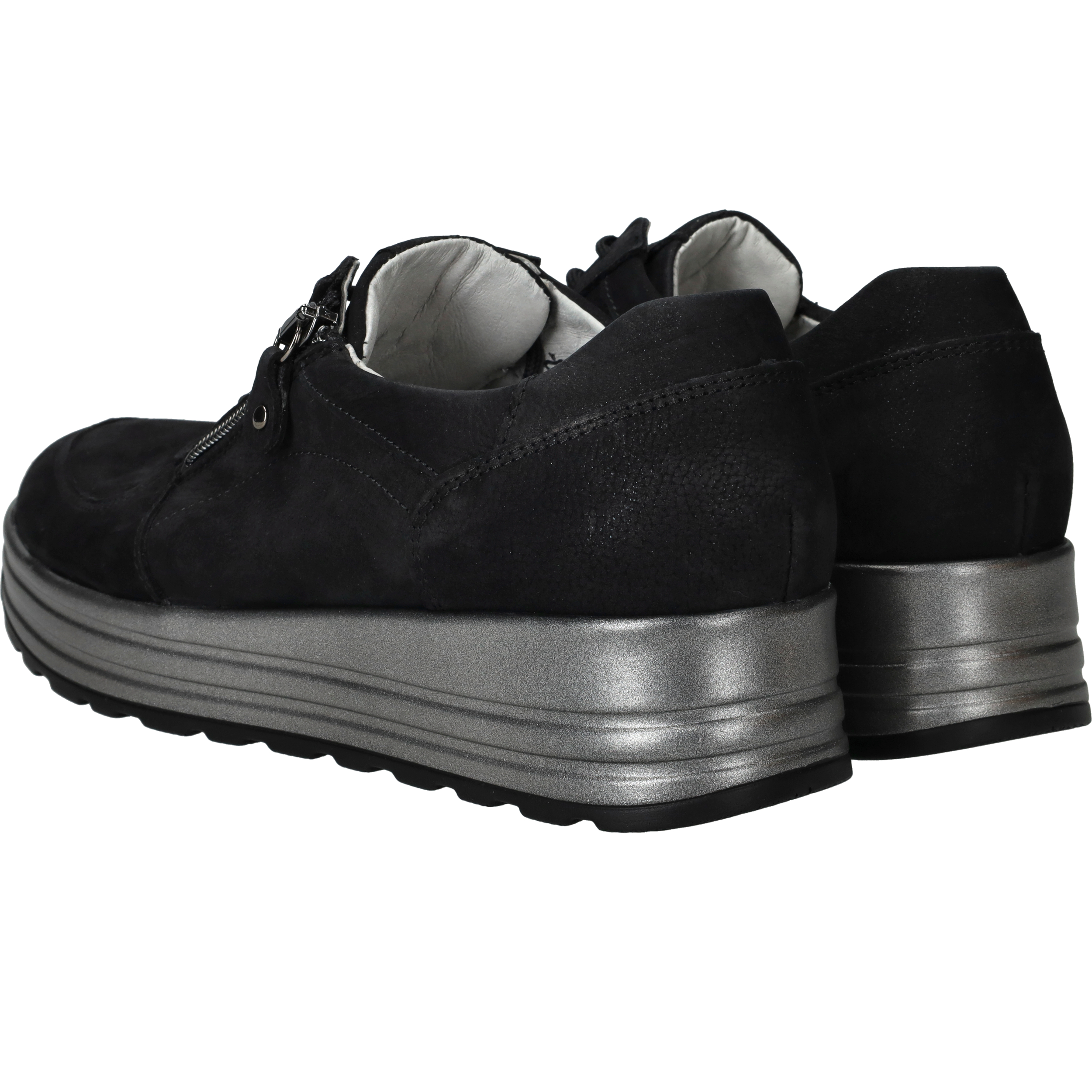 Waldlaufer Lana Sneakers Dames Zwart, sneaker voor dames – foto 3