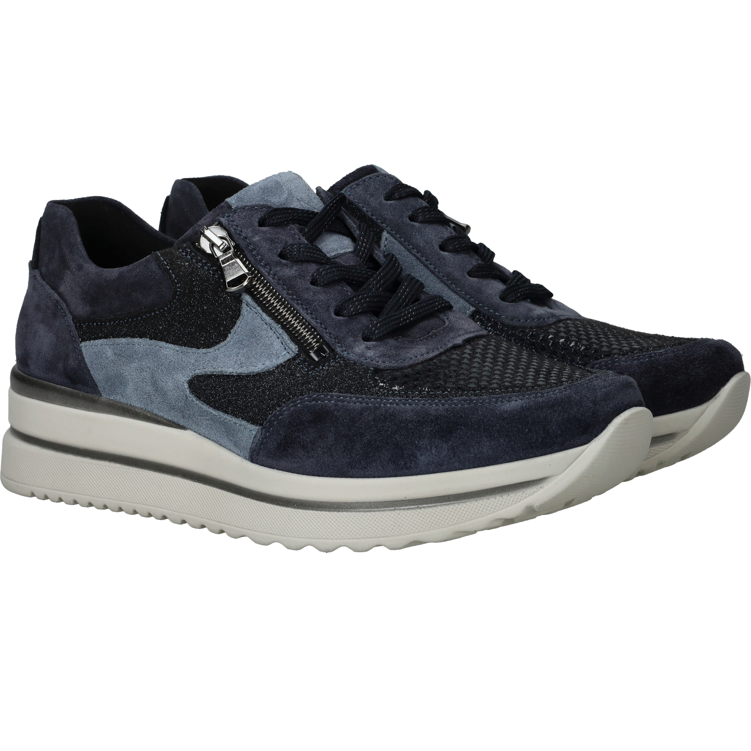Waldlaufer Luana Sneakers Dames Blauw, sneaker voor dames – foto 6