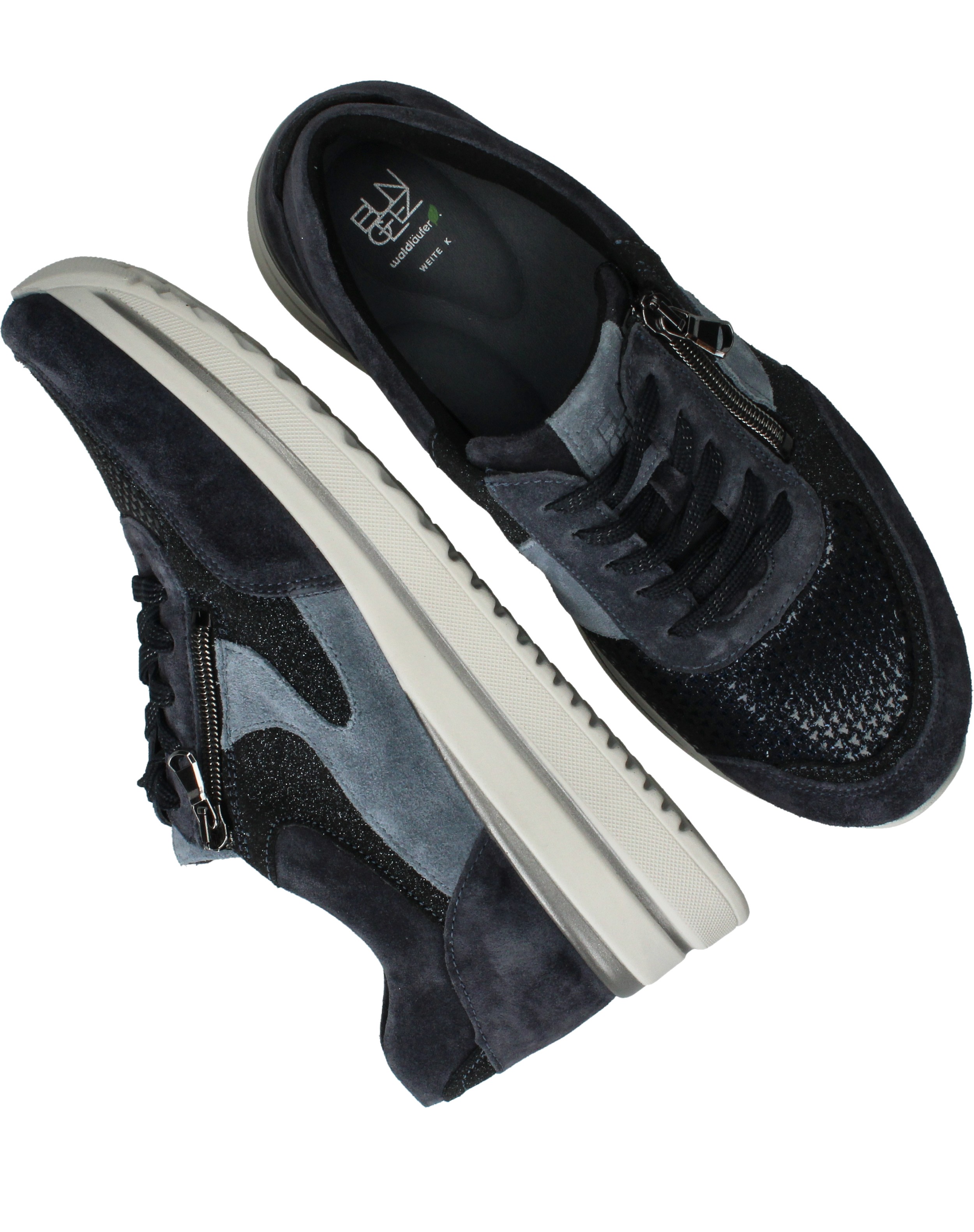 Waldlaufer Luana Sneakers Dames Blauw, sneaker voor dames – foto 8