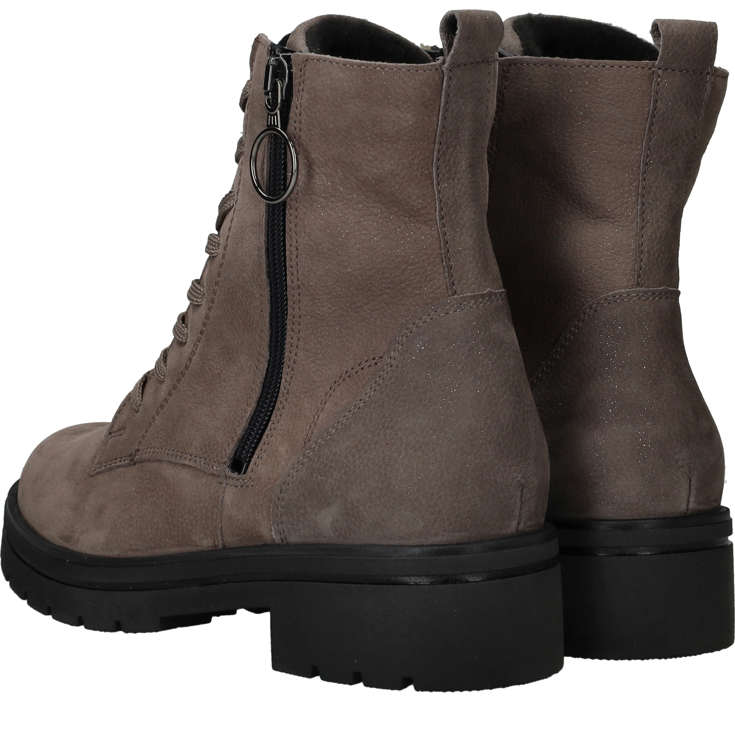 Waldlaufer Zoe Veterboots Dames Taupe, veterboot voor dames – foto 3