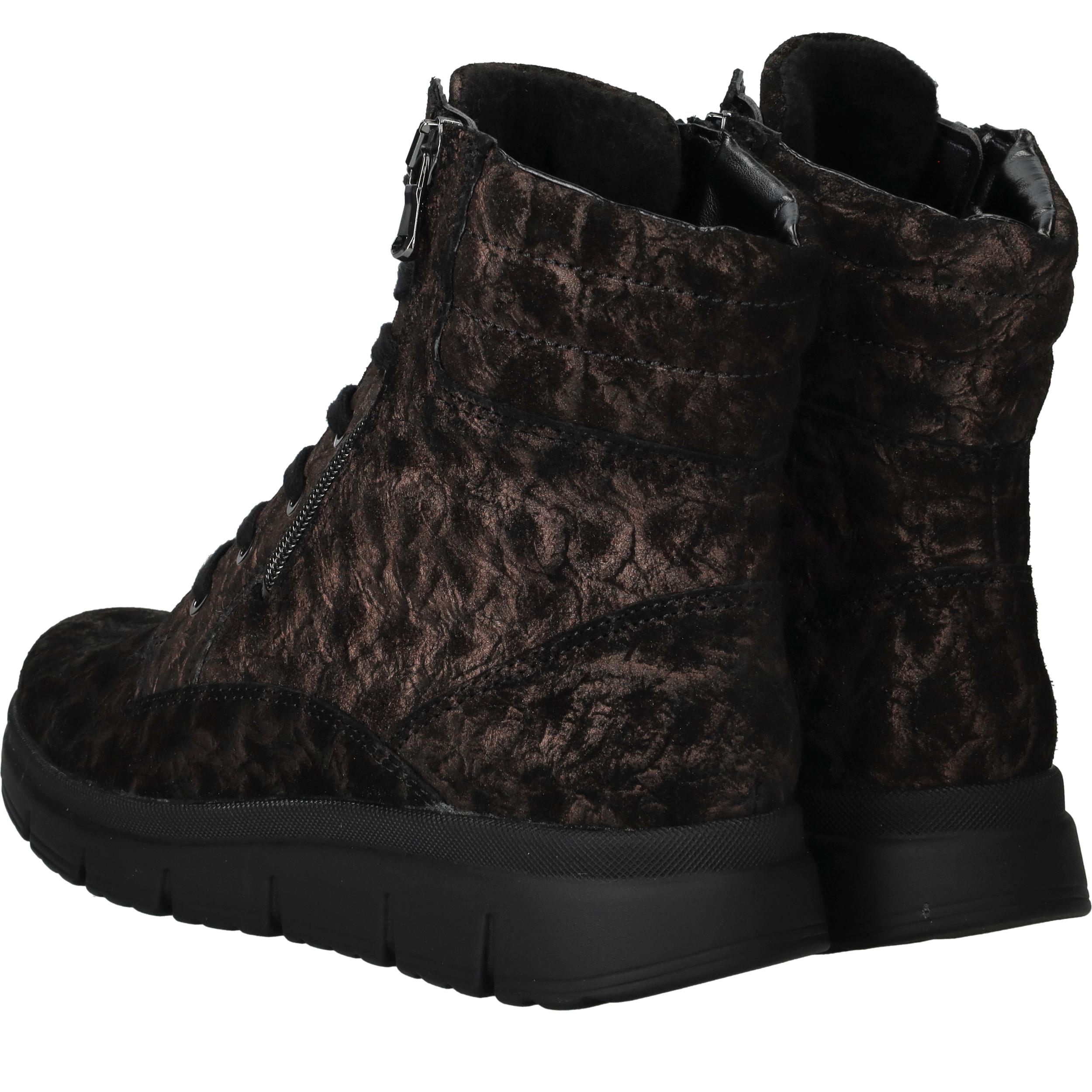 Waldlaufer Pina Veterboots Bruin, veterboot voor unisex – foto 3