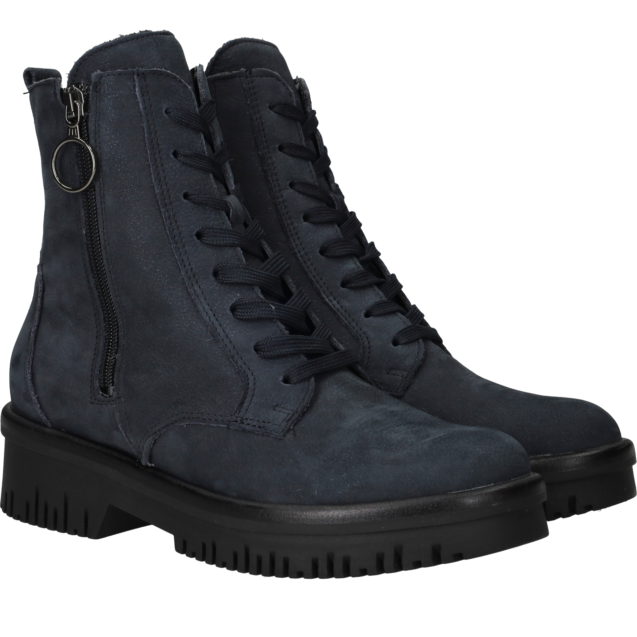 Waldlaufer Alea Veterboots Blauw, veterboot voor unisex – foto 2