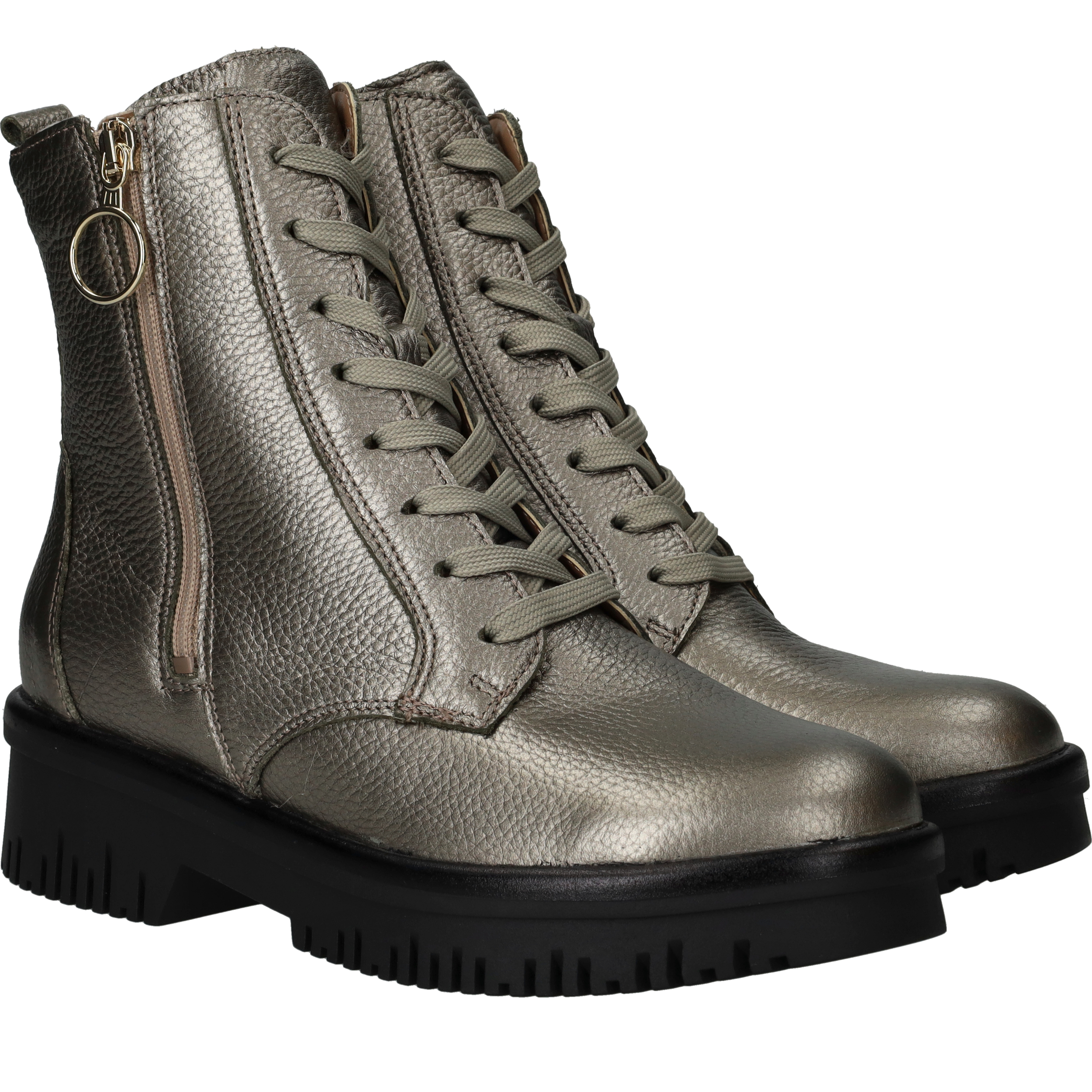 Waldlaufer Alea Veterboots Goud, veterboot voor unisex – foto 2